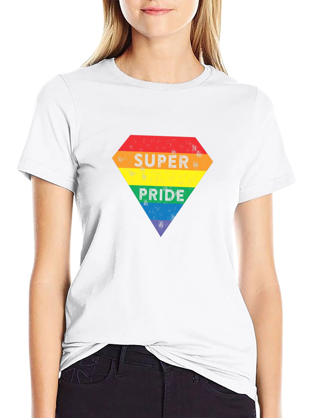 Super Pride Rainbow Graphic Tee