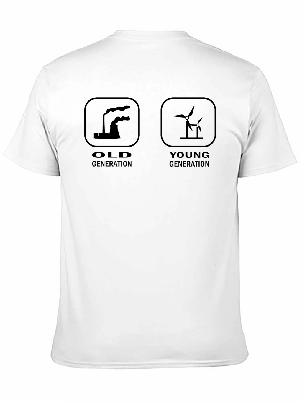 Old vs Young Generation Graphic Tee