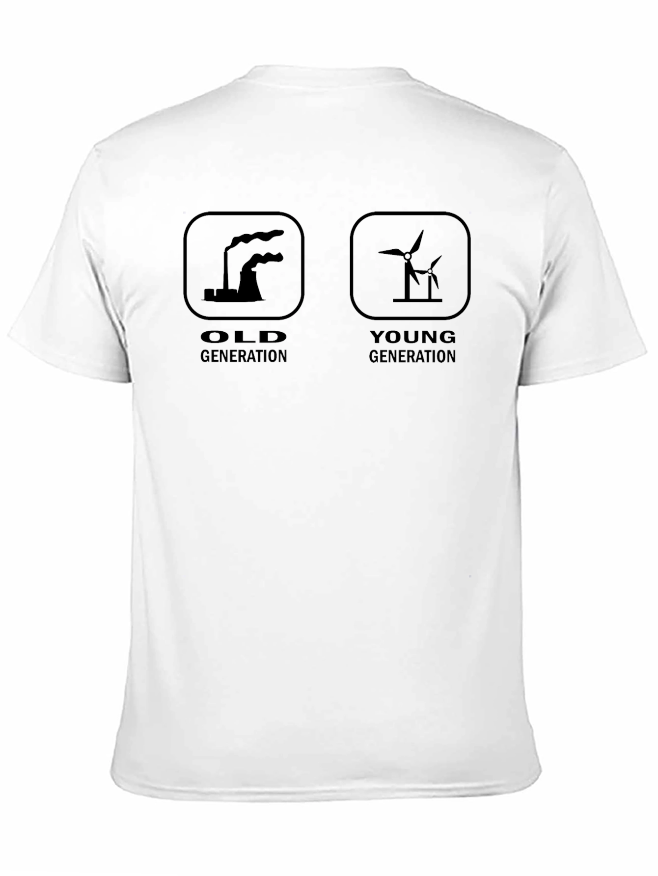 Old vs Young Generation Graphic Tee