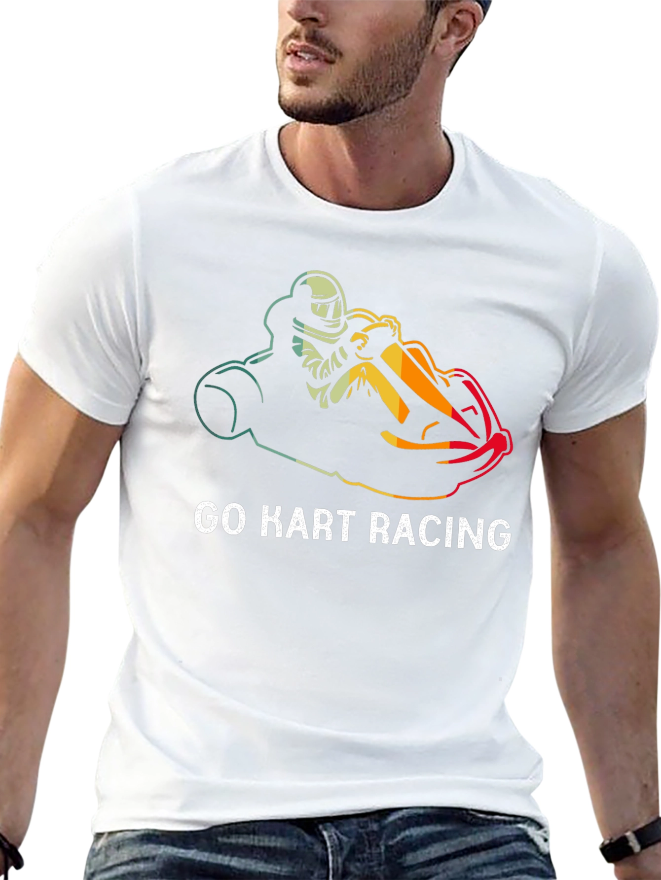 Go Kart Racing Graphic Tee - Stylish Racer Shirt