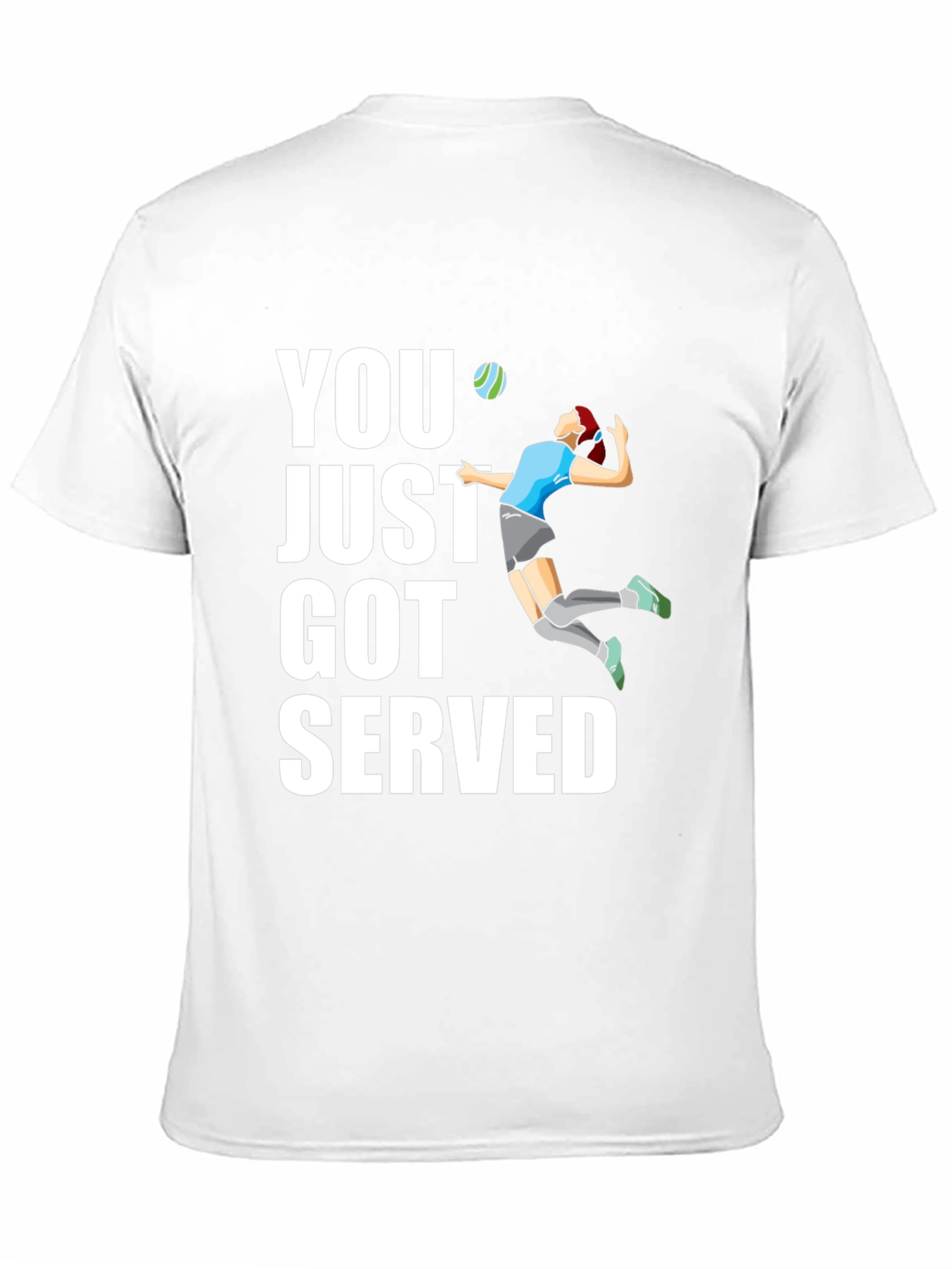 Volleyball Serve Graphic T-Shirt