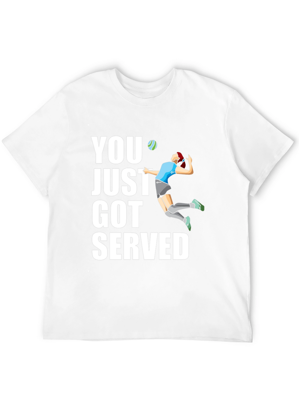 Volleyball Serve Graphic T-Shirt