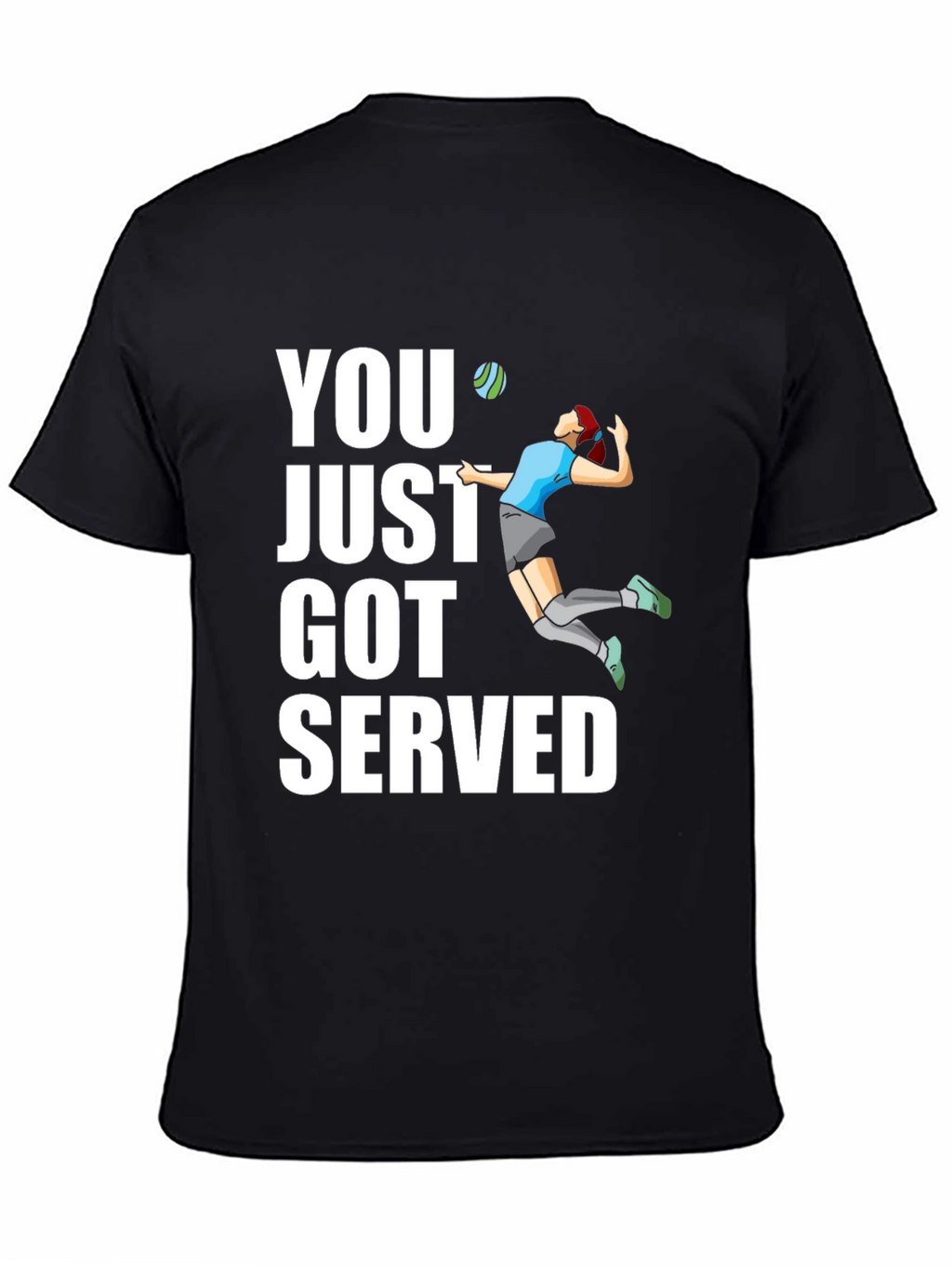 Volleyball Serve Graphic T-Shirt