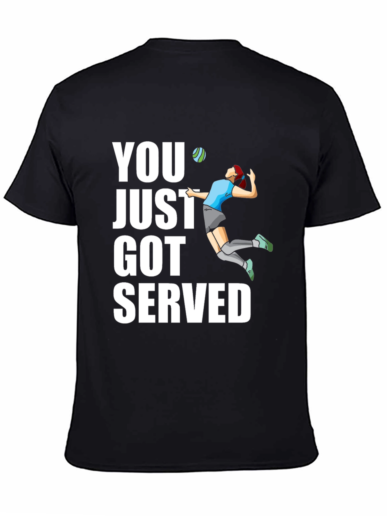 Volleyball Serve Graphic T-Shirt