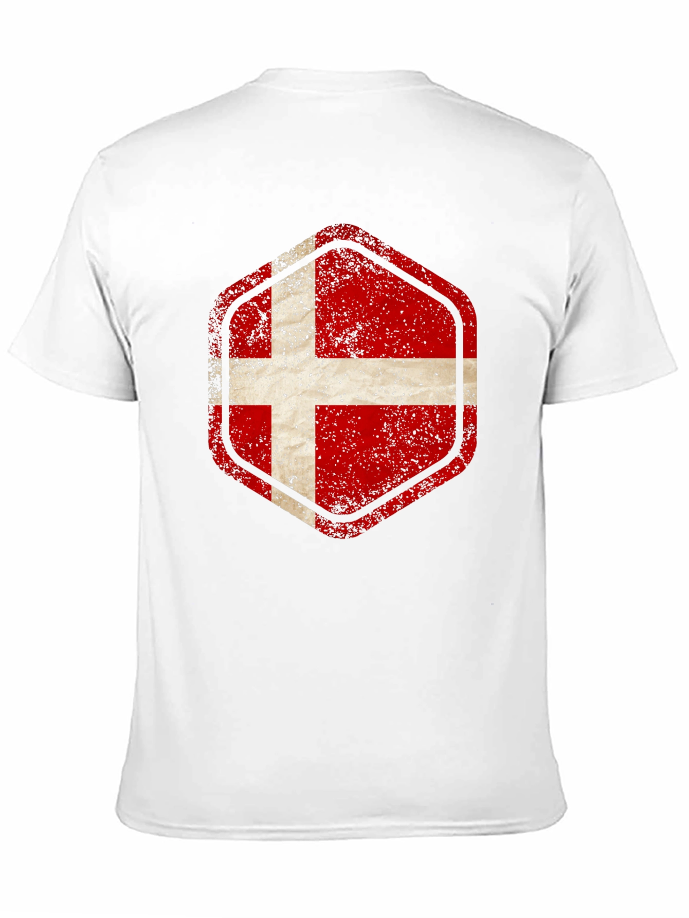 Denmark Flag Graphic T-Shirt