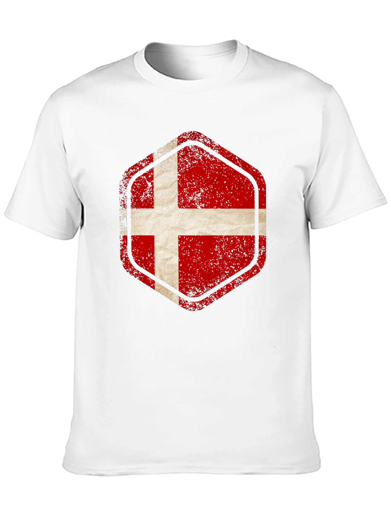 Denmark Flag Graphic T-Shirt