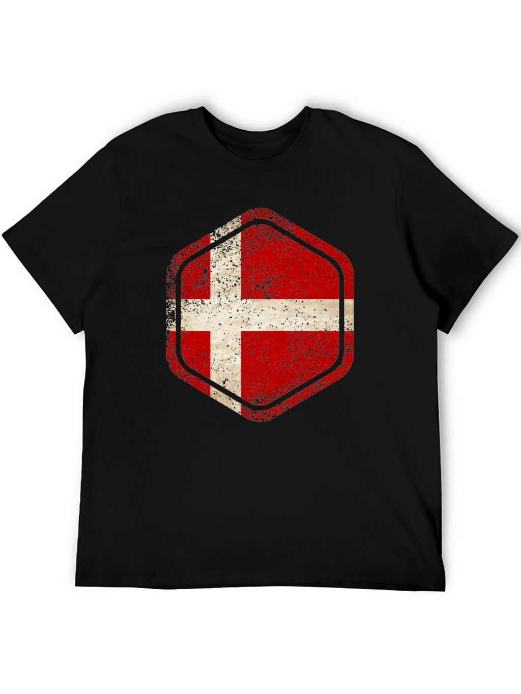 Denmark Flag Graphic T-Shirt