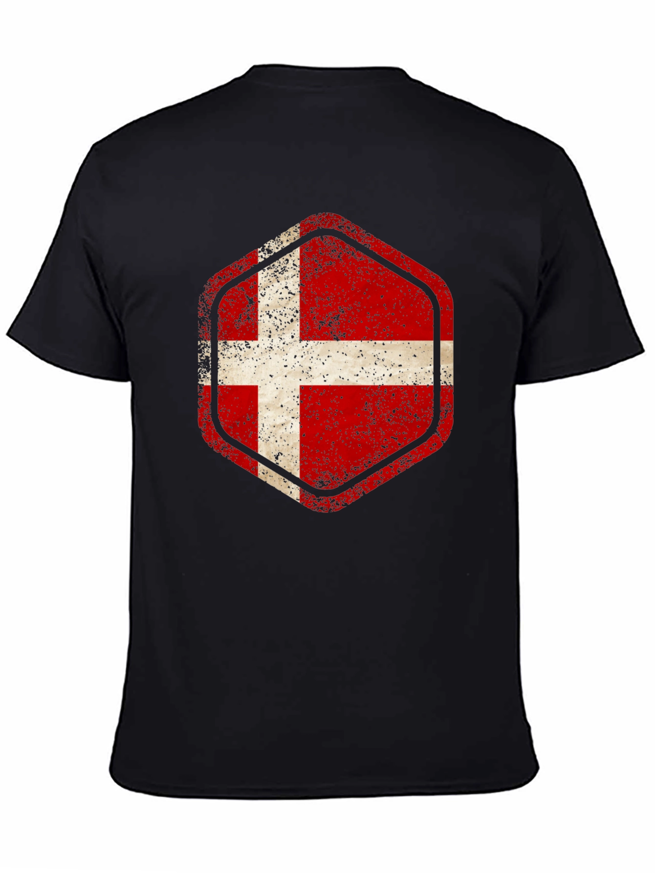 Denmark Flag Graphic T-Shirt