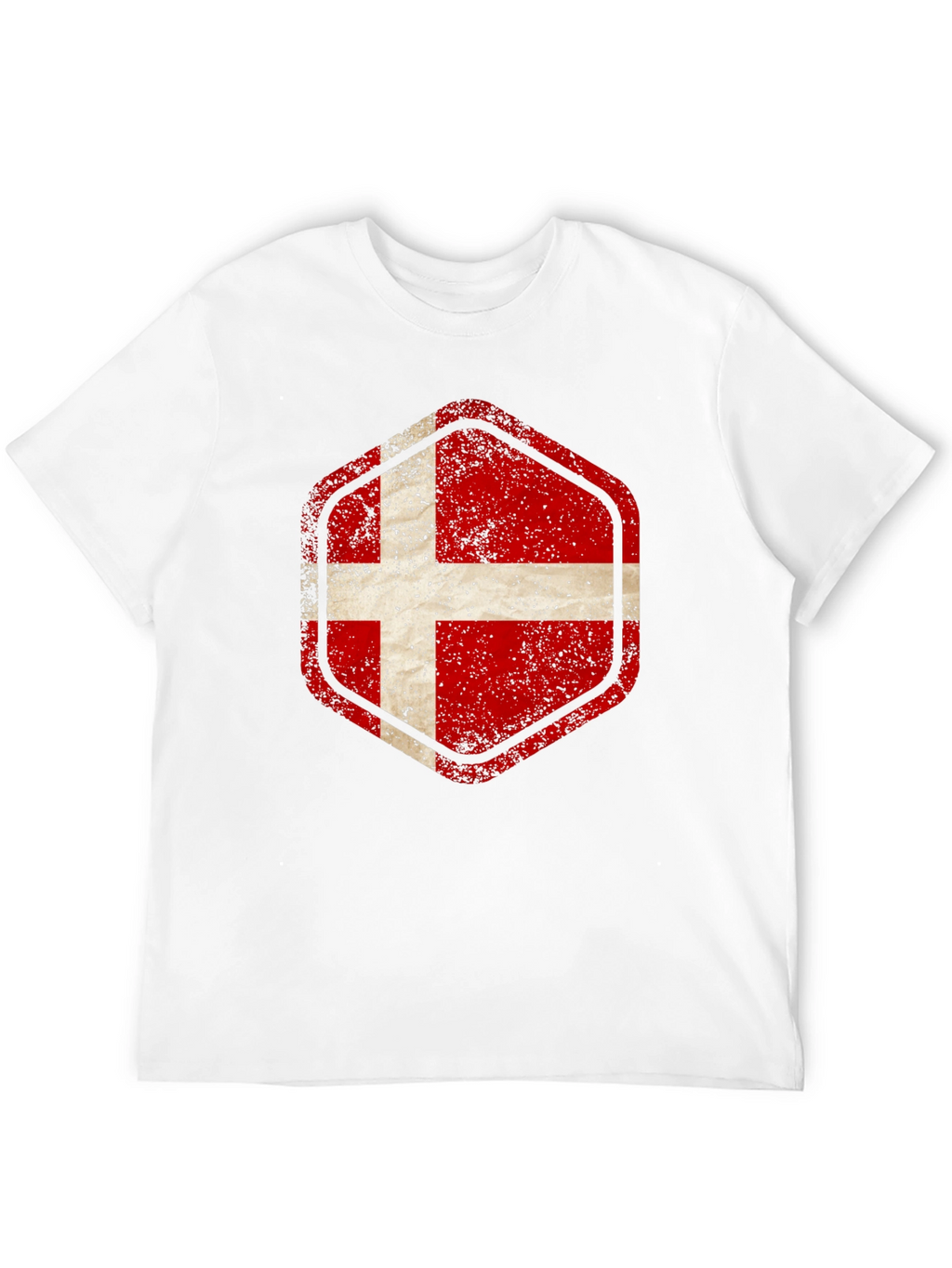 Denmark Flag Graphic T-Shirt