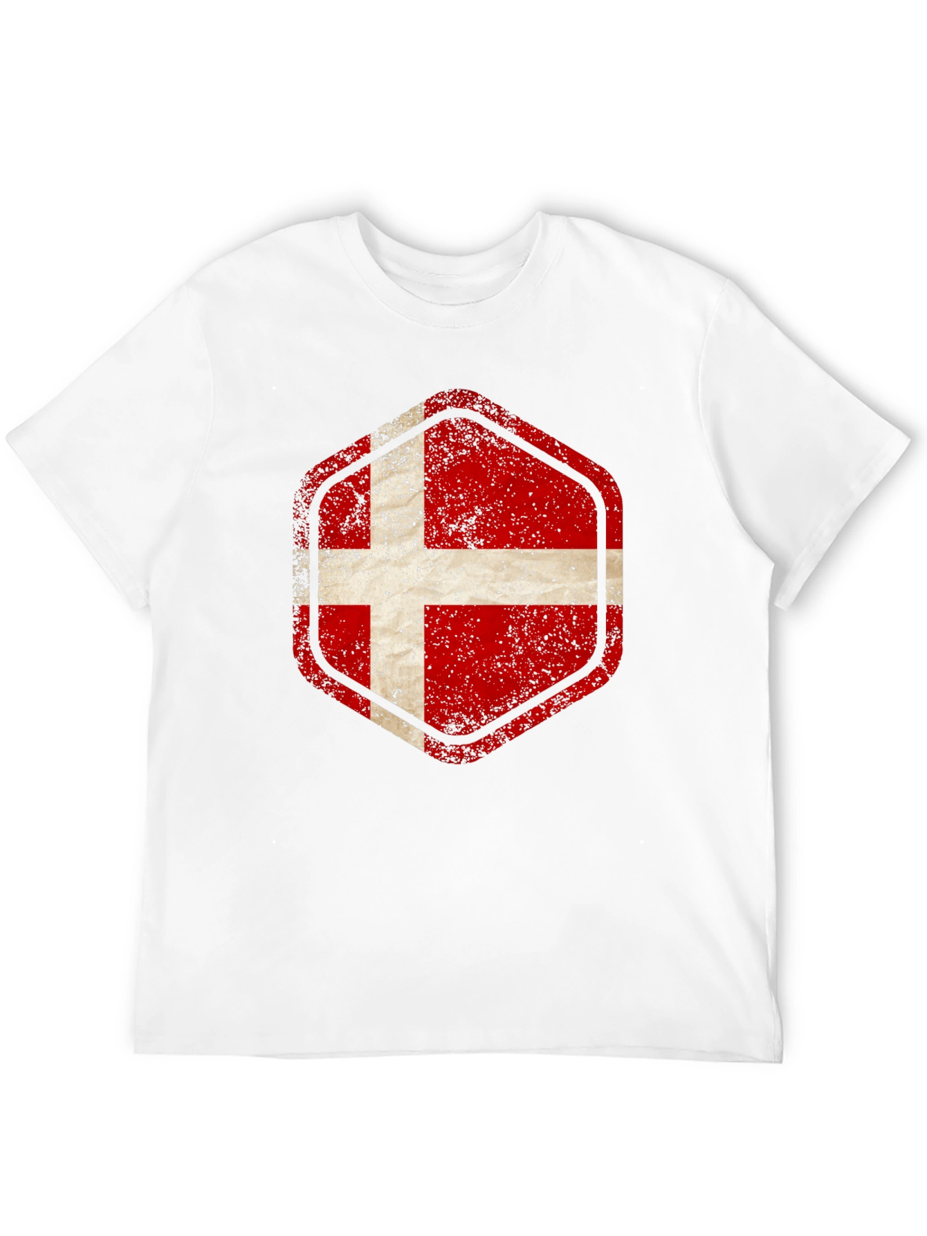 Denmark Flag Graphic T-Shirt