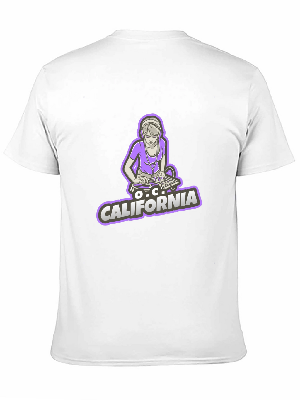 DJ Girl O.C. California Black Tee