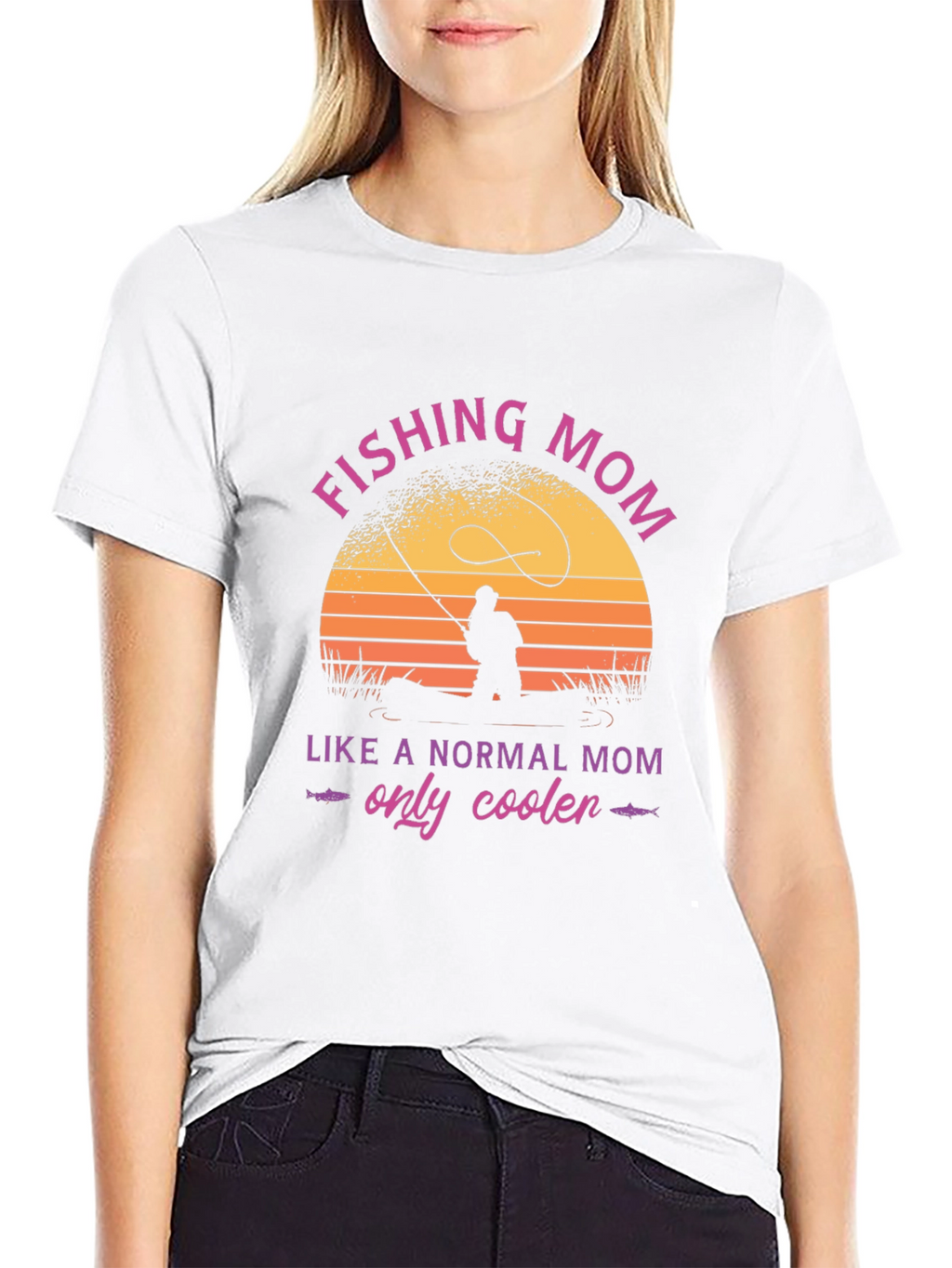 Fishing Mom T-Shirt - Cool Mothers Day Gift