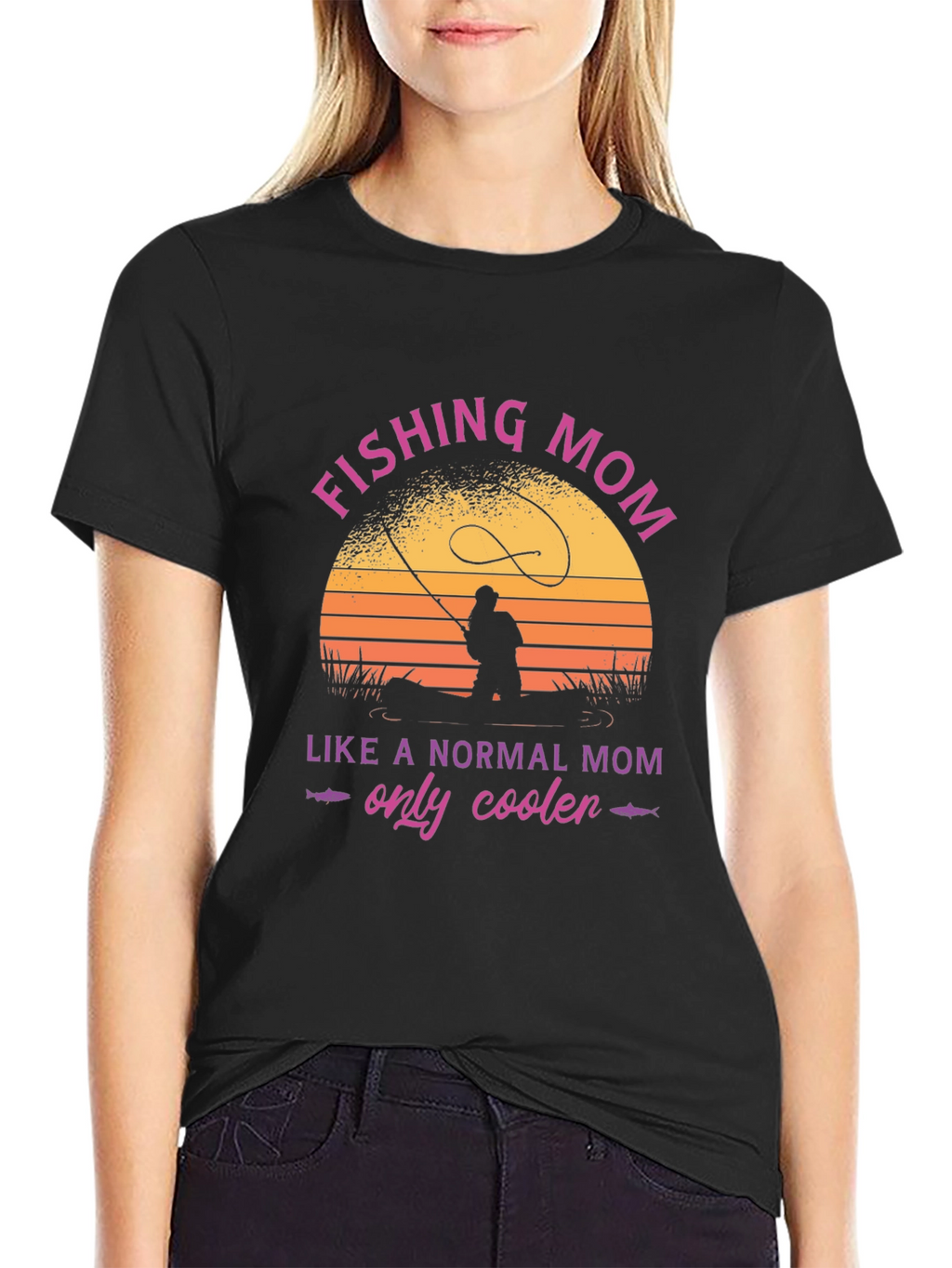 Fishing Mom T-Shirt - Cool Mothers Day Gift
