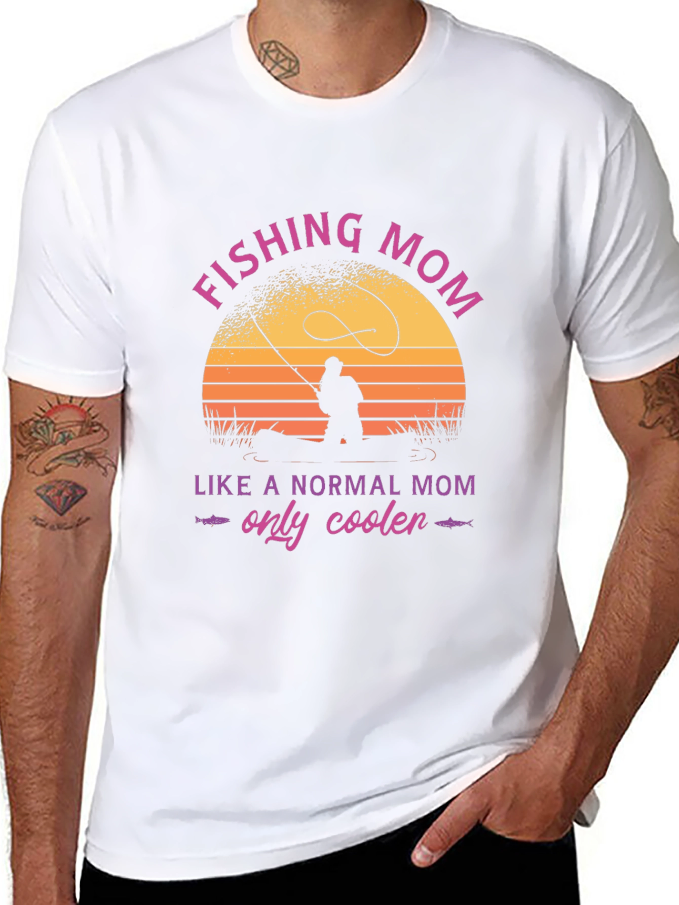 Fishing Mom T-Shirt - Cool Mothers Day Gift