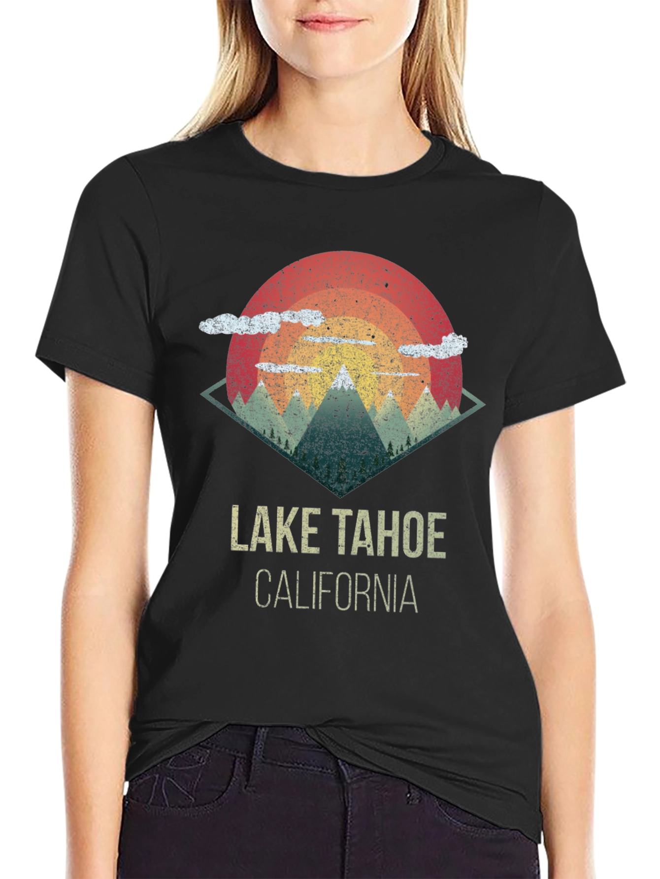 Lake Tahoe California T-Shirt - Vintage Graphic Tee