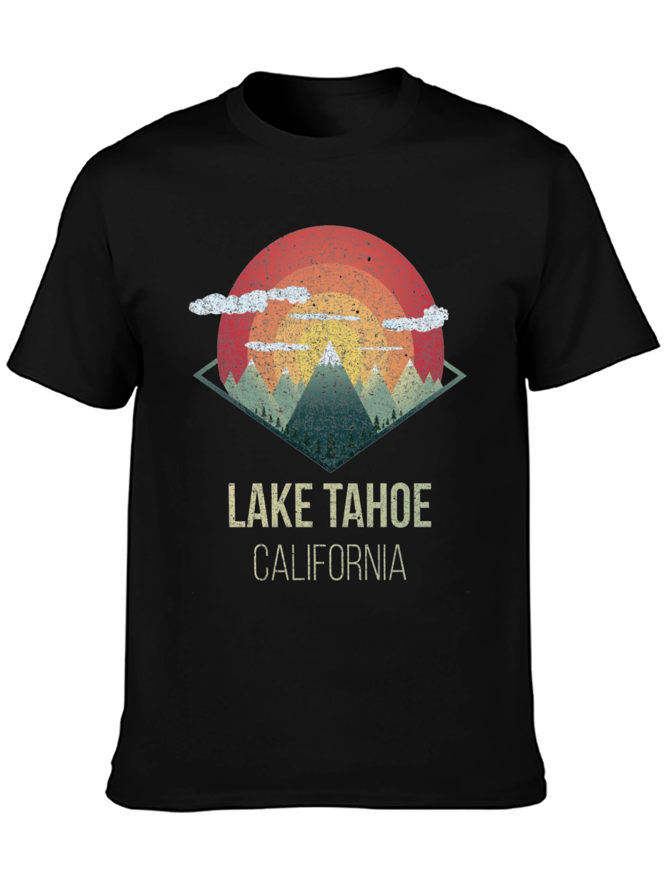 Lake Tahoe California T-Shirt - Vintage Graphic Tee