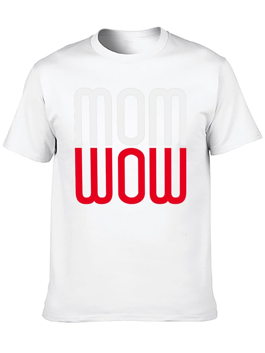 Mom Wow Graphic Tee - Modern Unisex T-Shirt