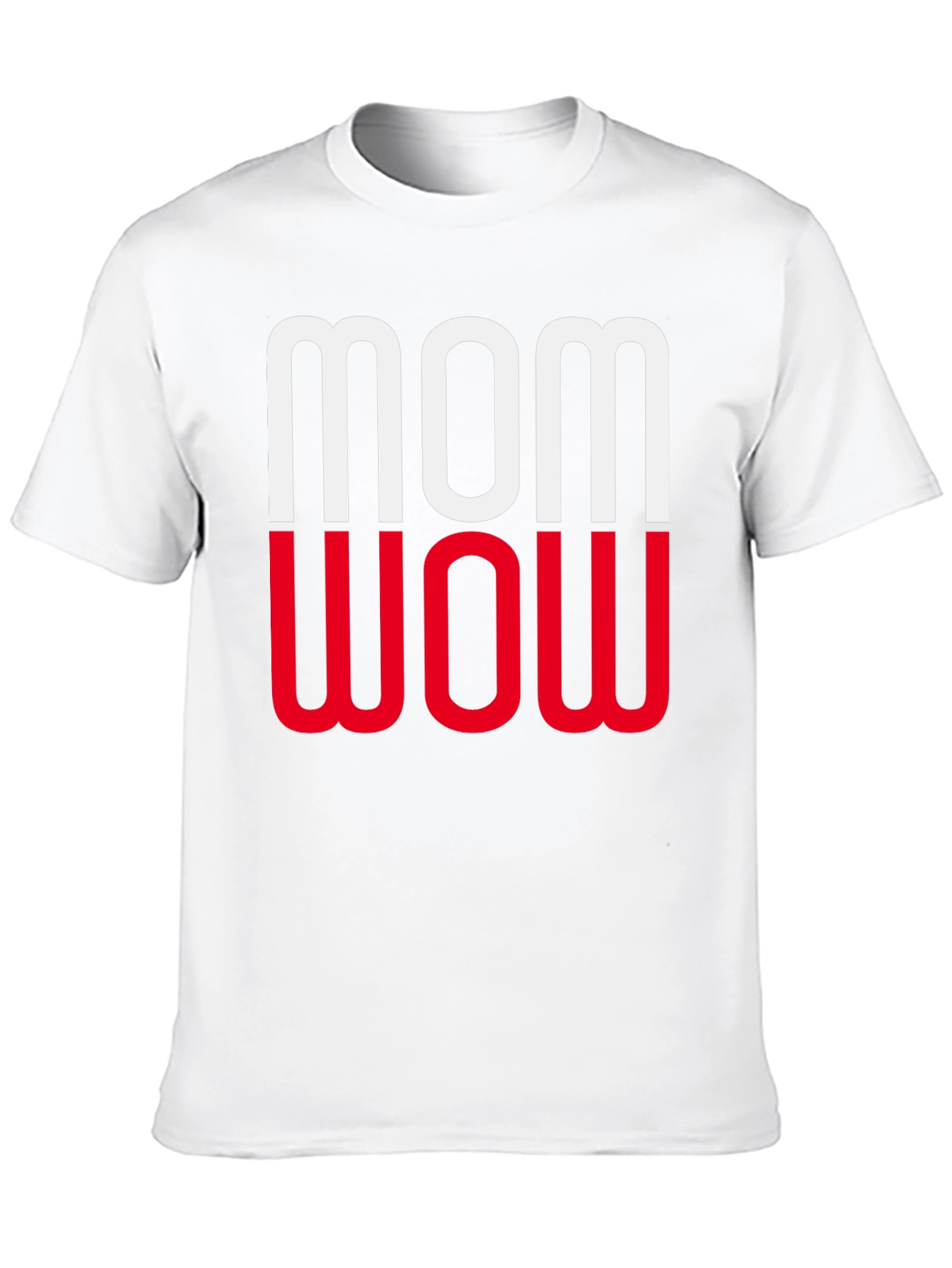 Mom Wow Graphic Tee - Modern Unisex T-Shirt