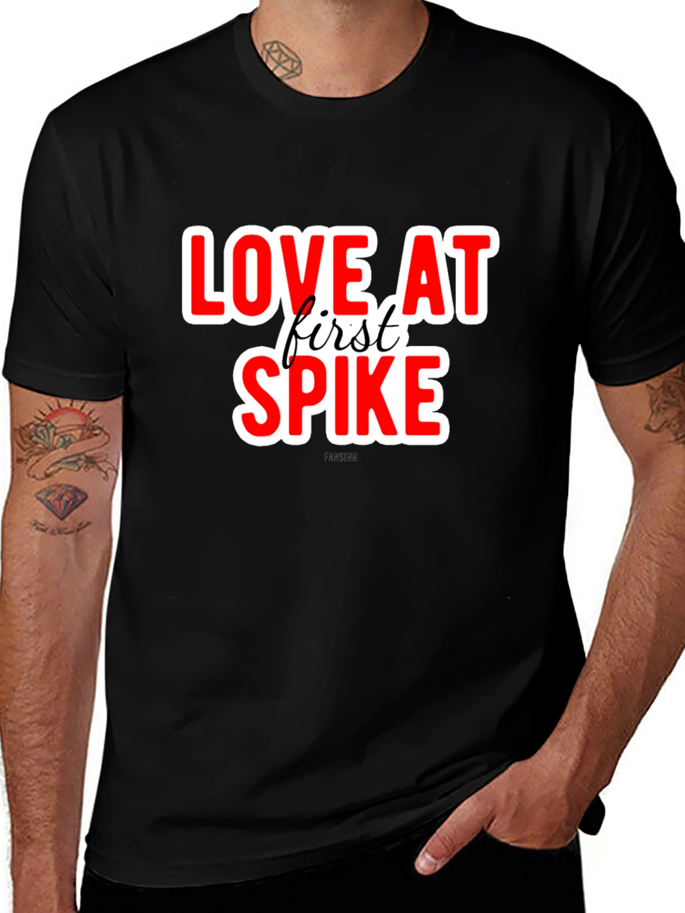 Love at First Spike Volleyball T-Shirt