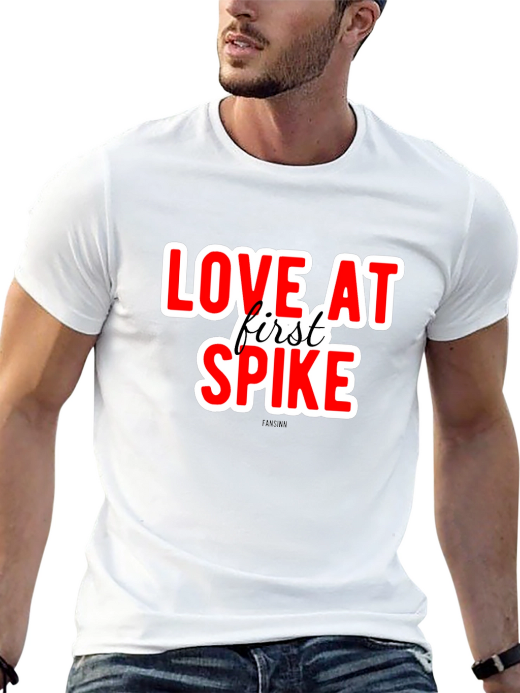 Love at First Spike Volleyball T-Shirt