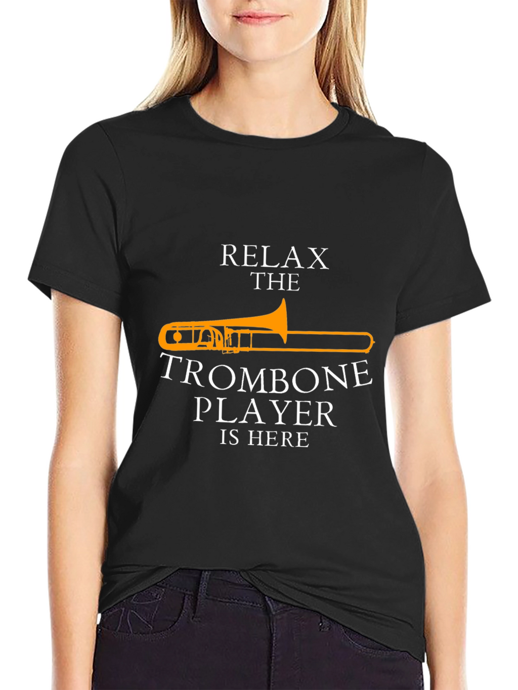Relax Trombone Player T-Shirt - Music Lover Gift