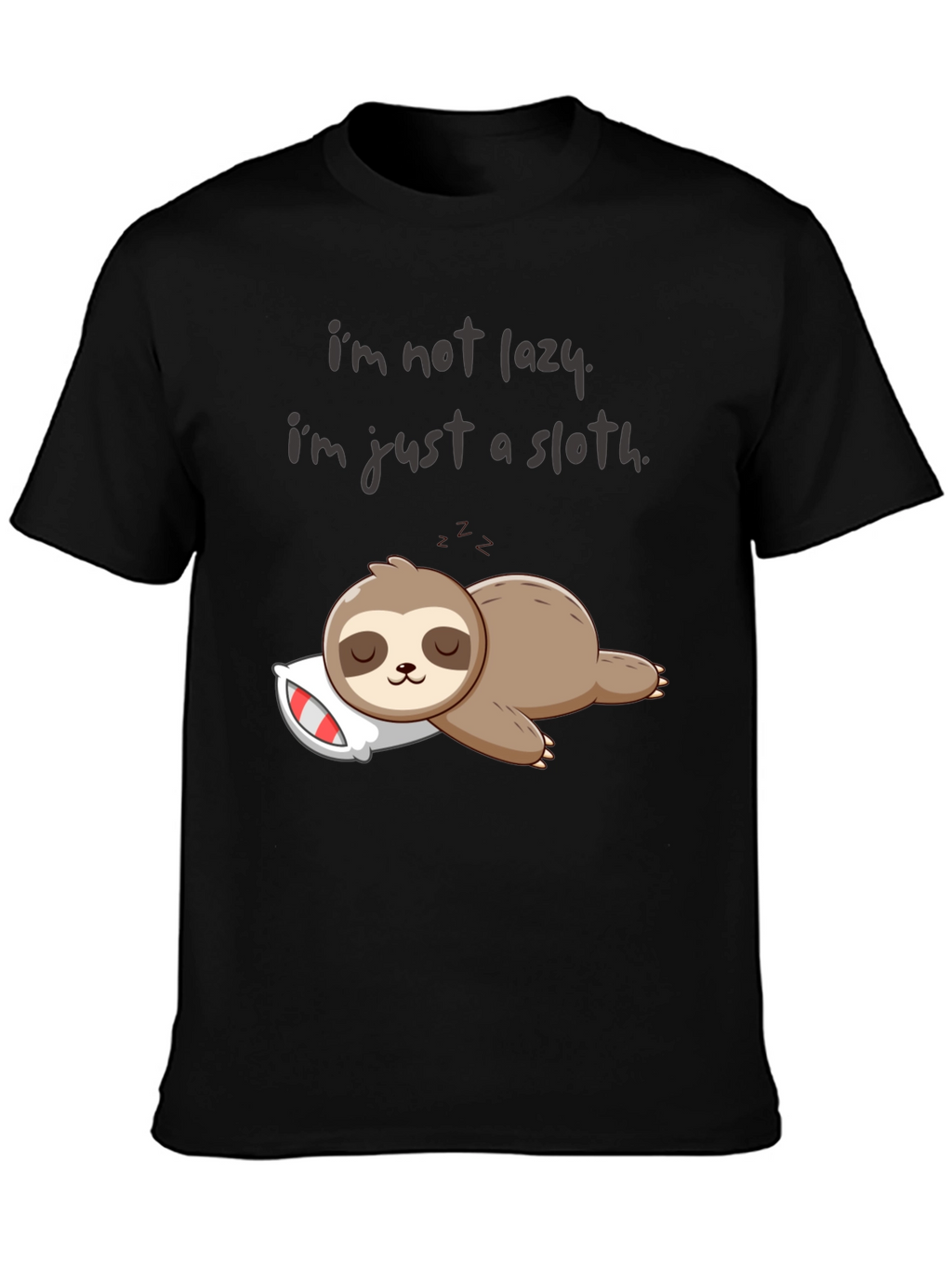 Lazy Sloth Graphic T-Shirt - Comfy & Funny!