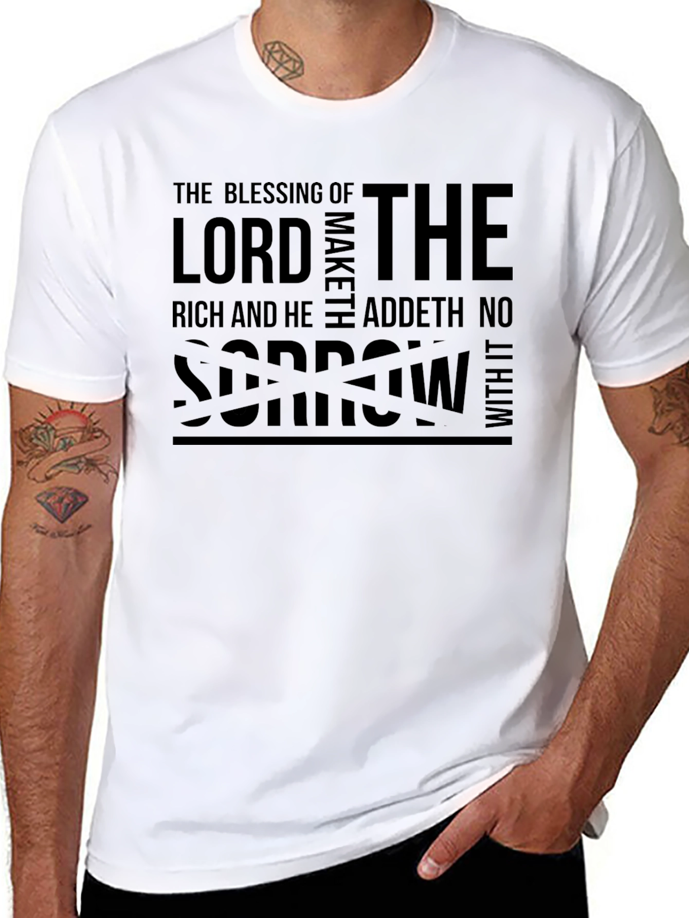 The Blessing of the Lord T-Shirt - Christian Apparel