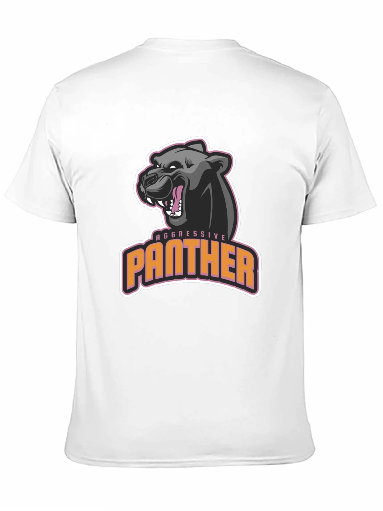 Aggressive Panther Graphic T-Shirt