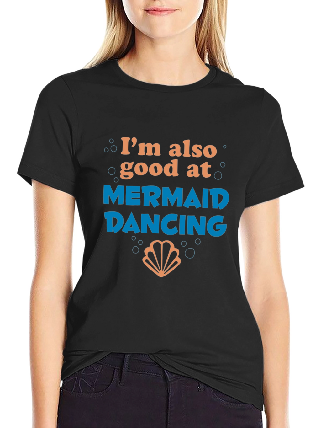 Mermaid Dancing Graphic Tee - Funny T-Shirt