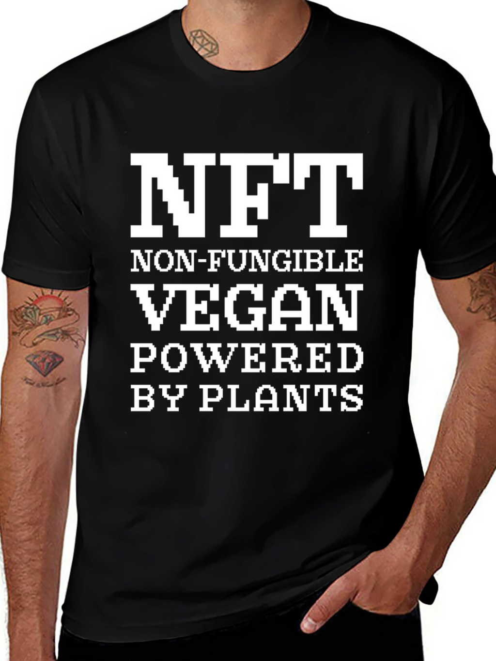 NFT Vegan Powered by Plants T-Shirt