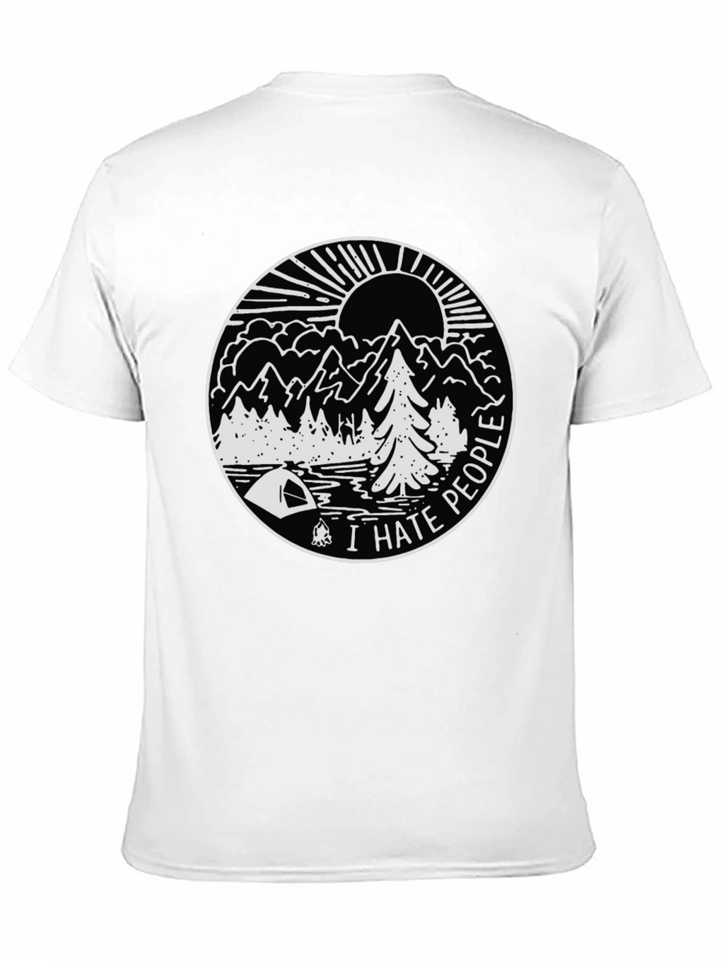 I Hate People Camping T-Shirt