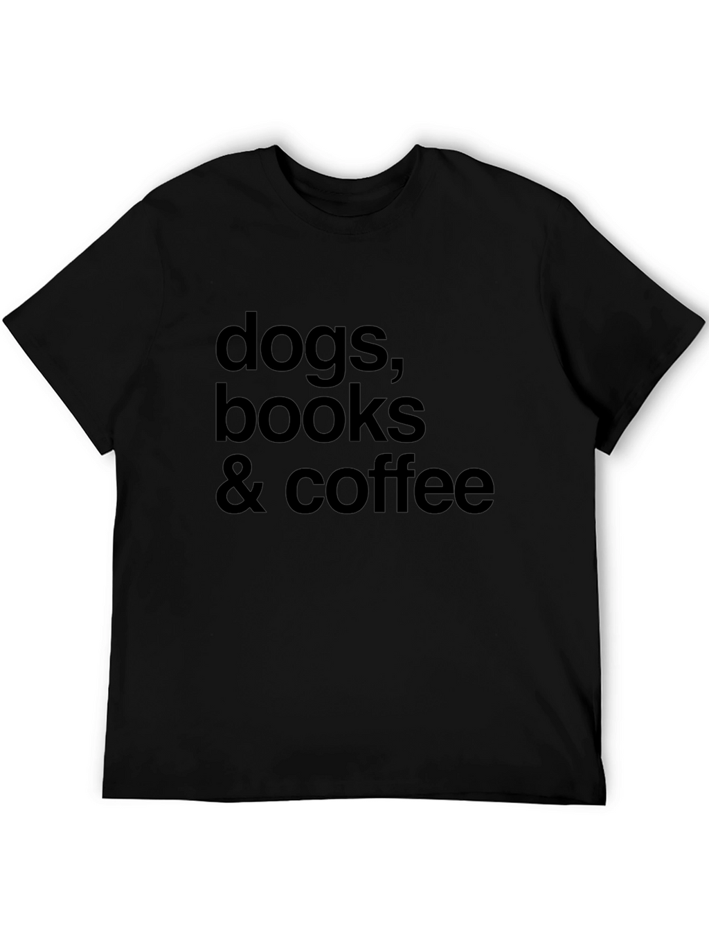 Dogs Books & Coffee Graphic Tee