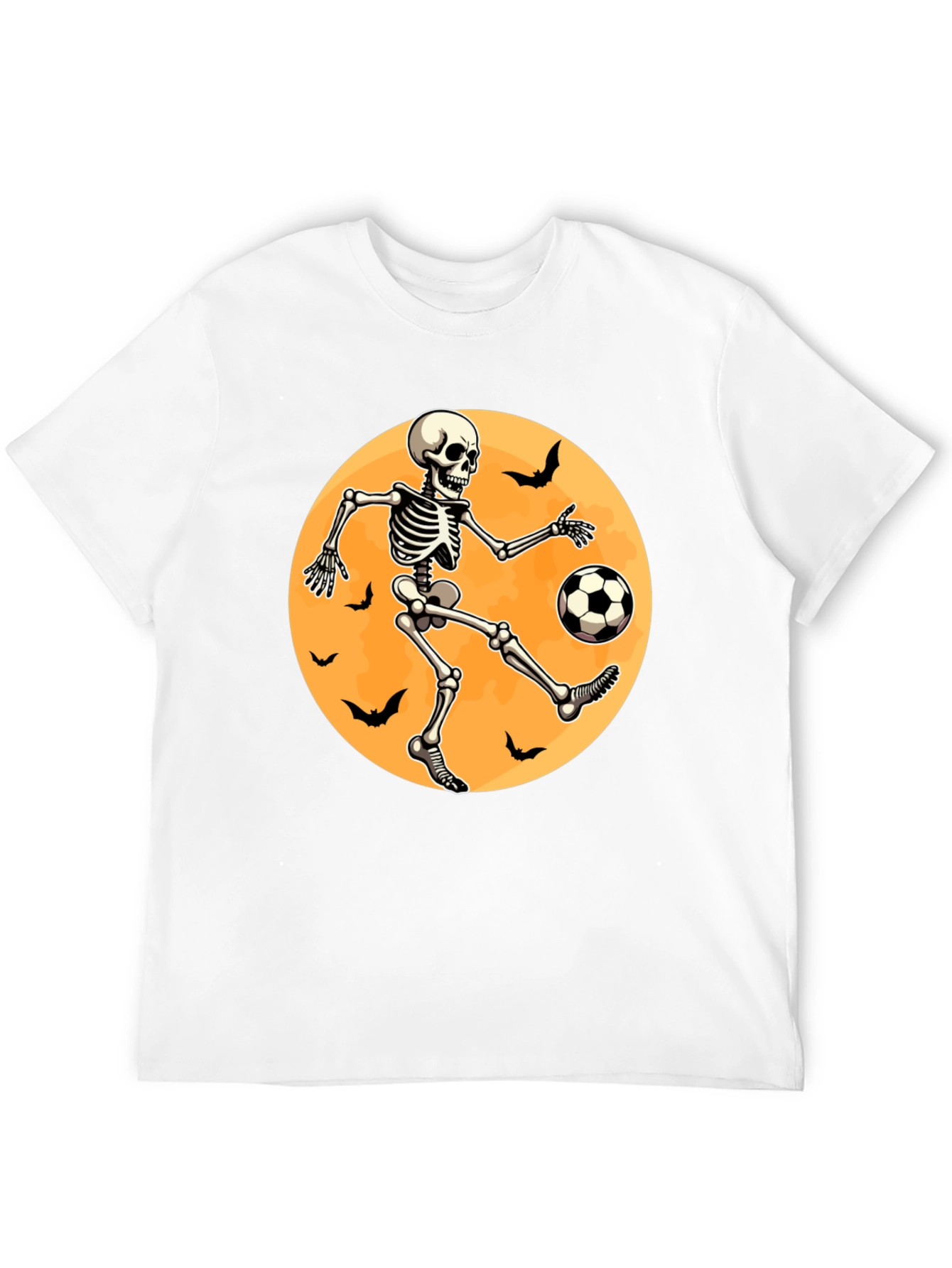 Halloween Skeleton Soccer T-Shirt