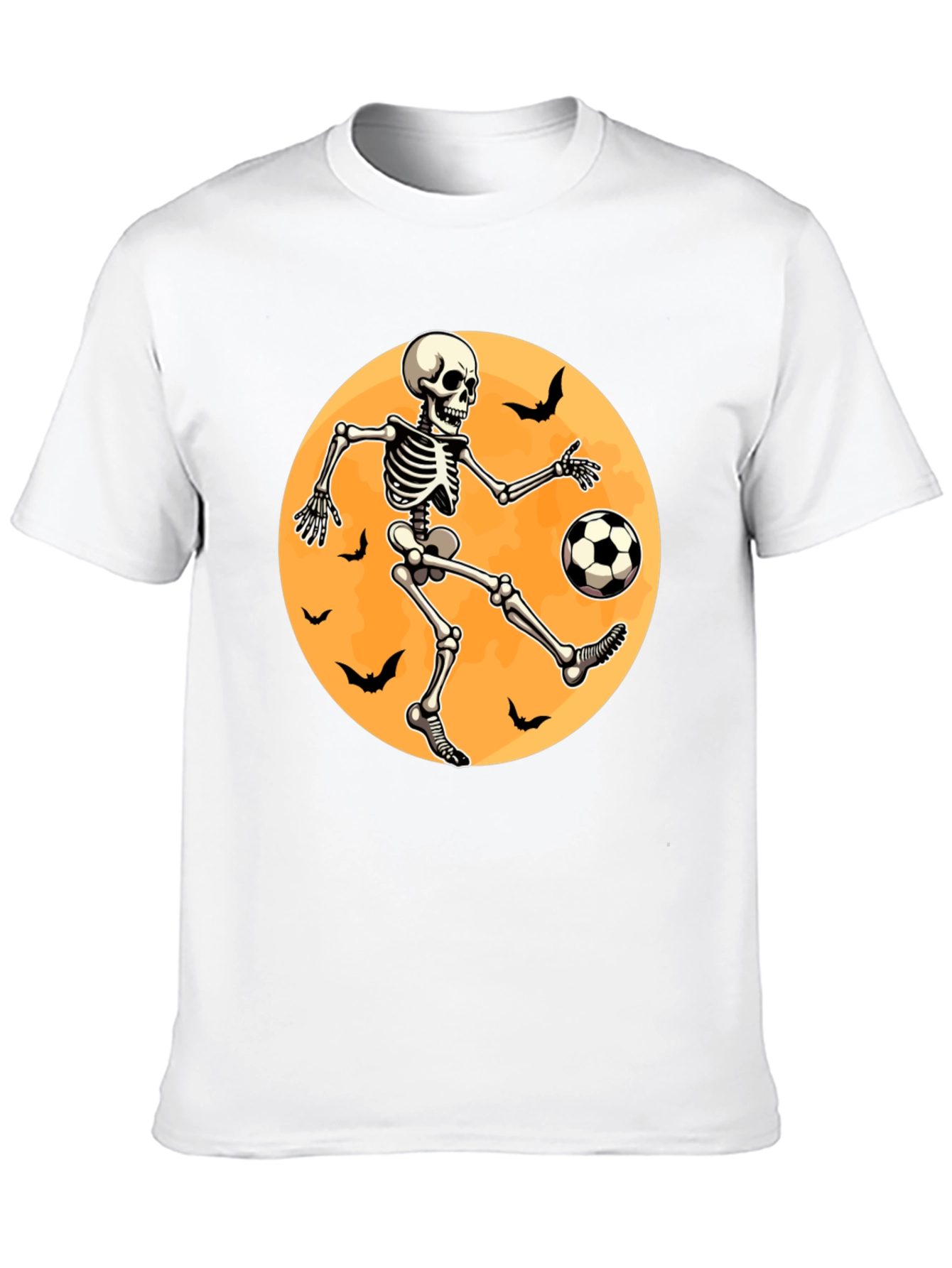 Halloween Skeleton Soccer T-Shirt