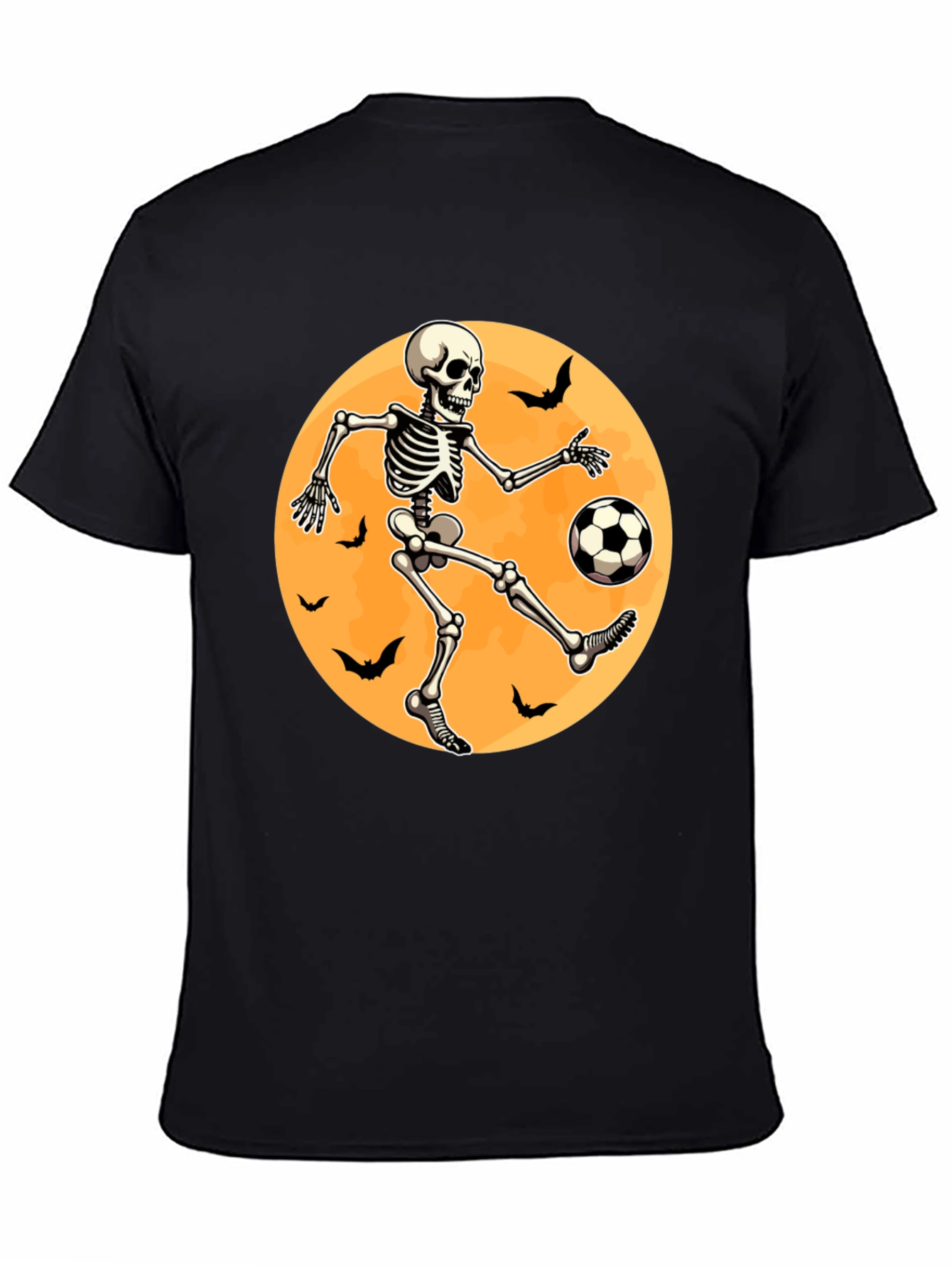 Halloween Skeleton Soccer T-Shirt