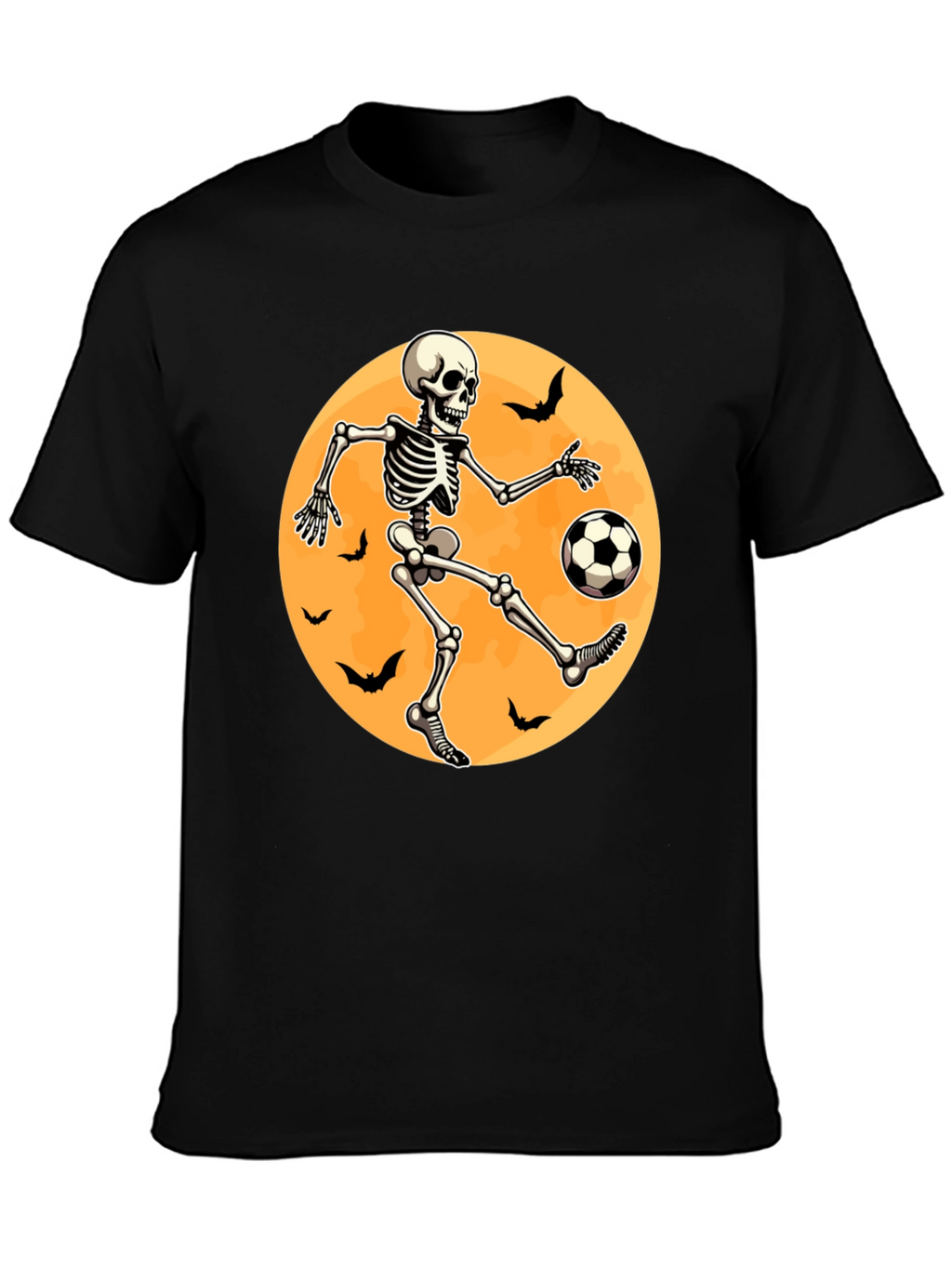 Halloween Skeleton Soccer T-Shirt