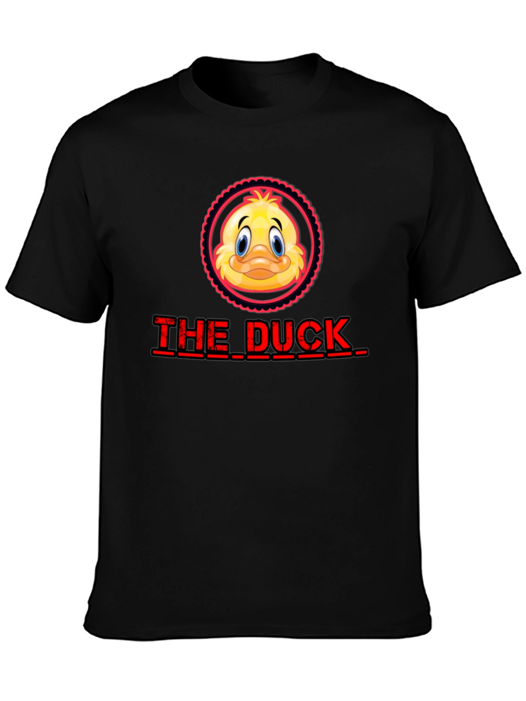 The Duck Graphic Print Black T-Shirt