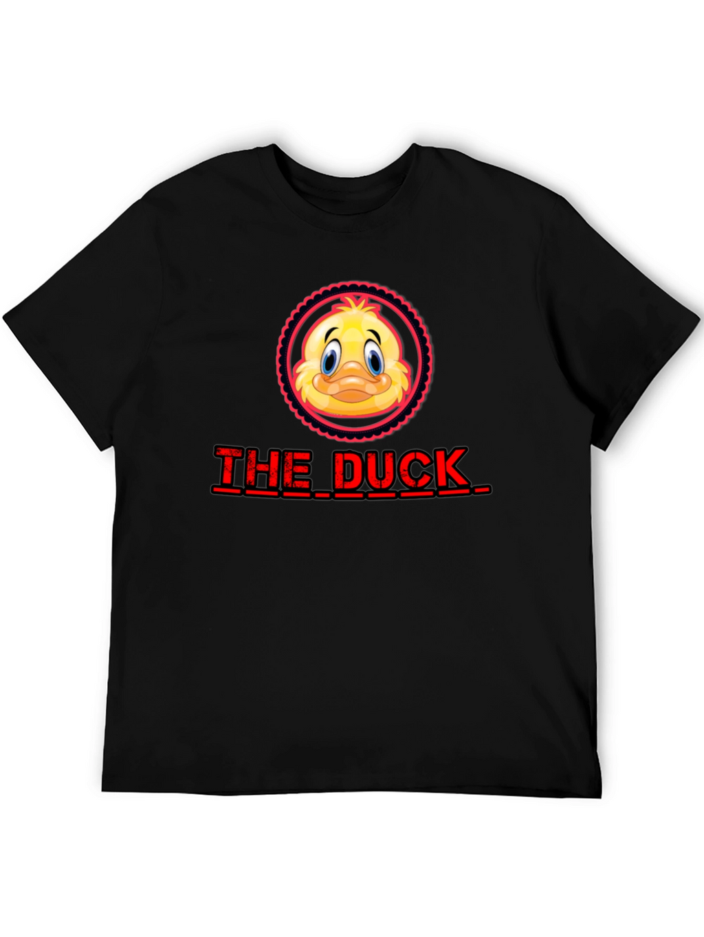 The Duck Graphic Print Black T-Shirt