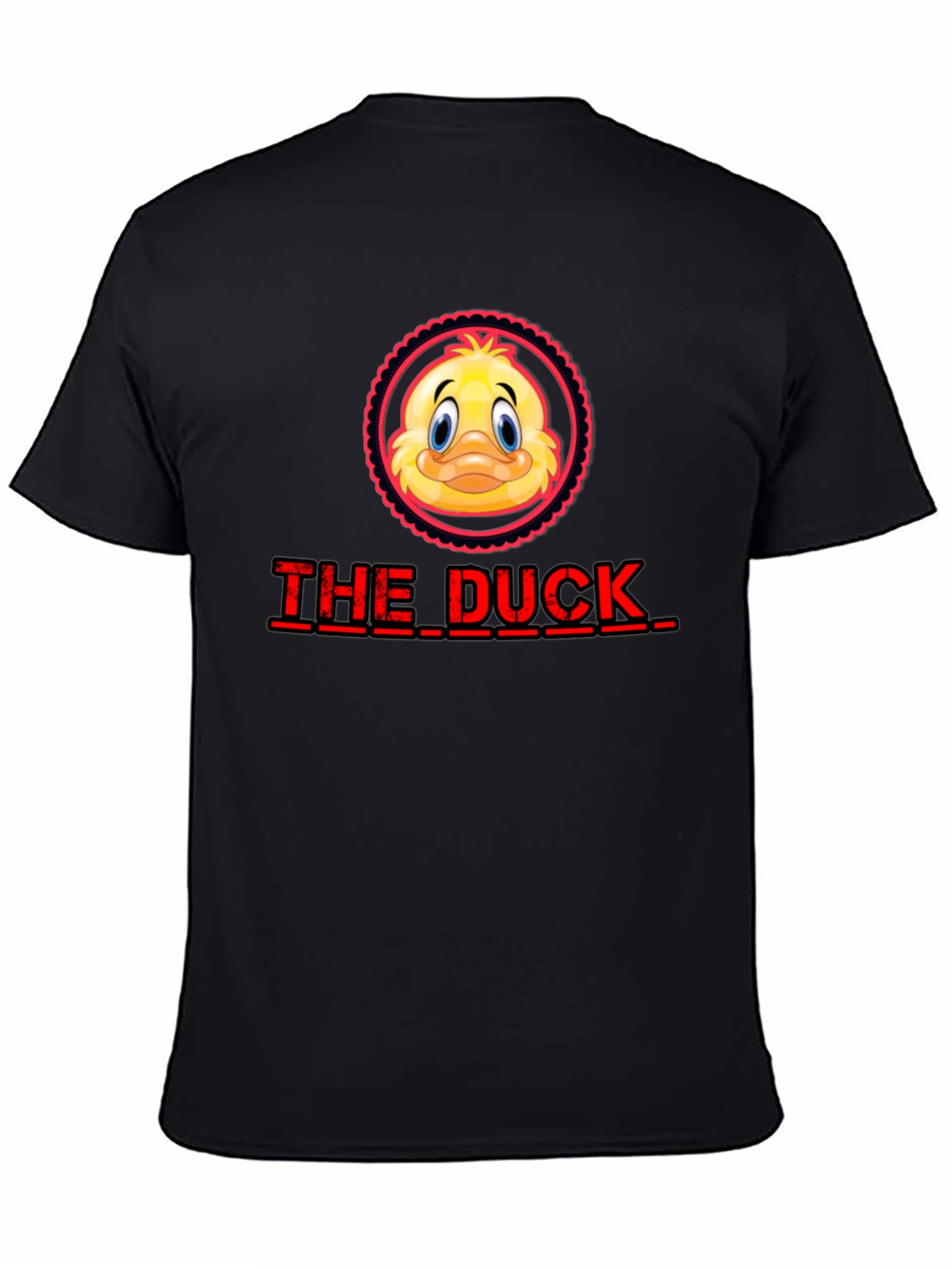 The Duck Graphic Print Black T-Shirt