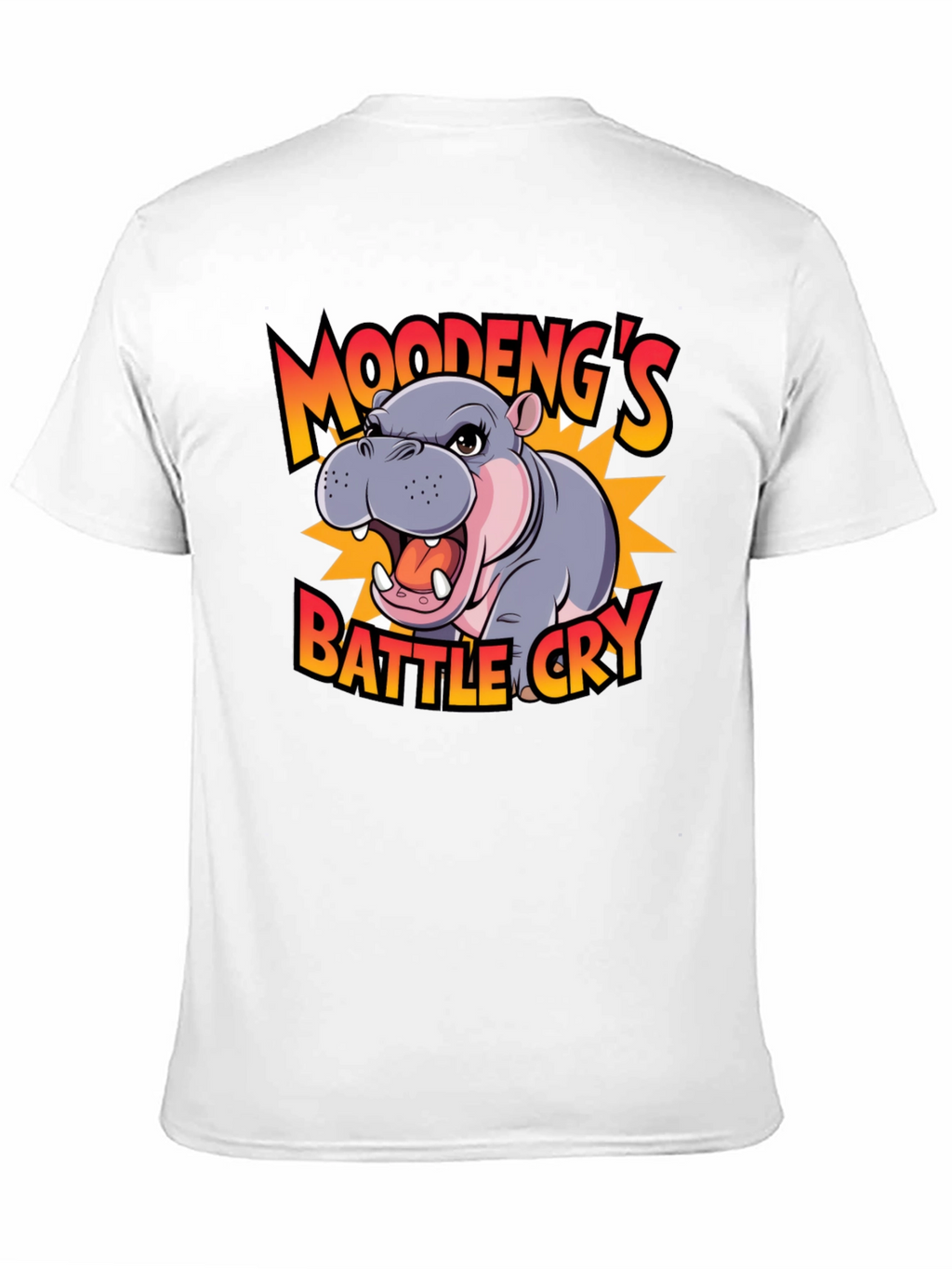 Moodengs Battle Cry Graphic Tee - Black
