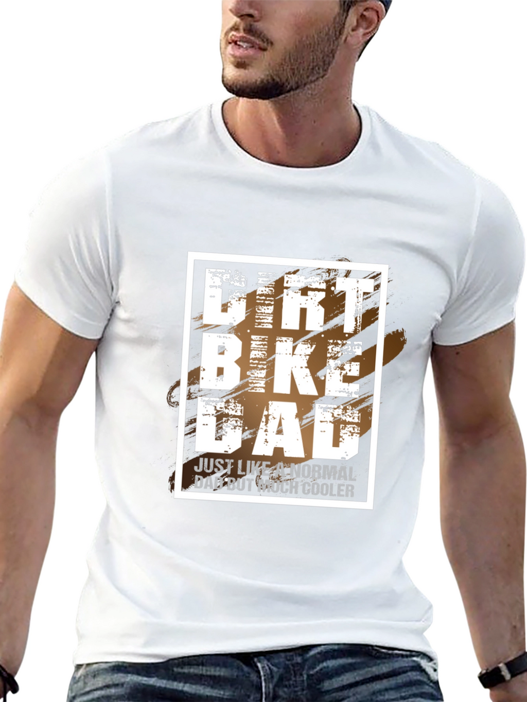 Dirt Bike Dad Graphic T-Shirt