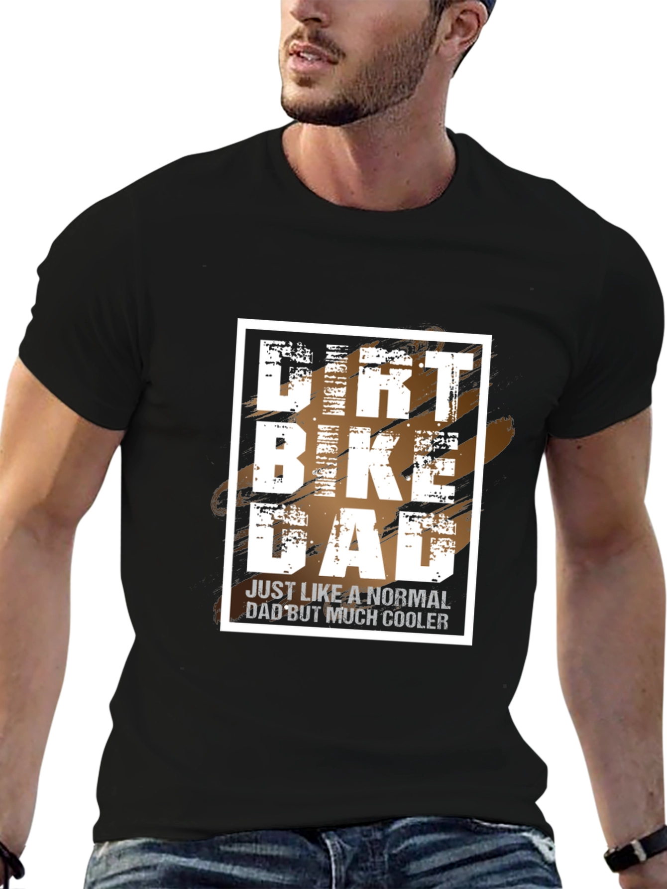 Dirt Bike Dad Graphic T-Shirt