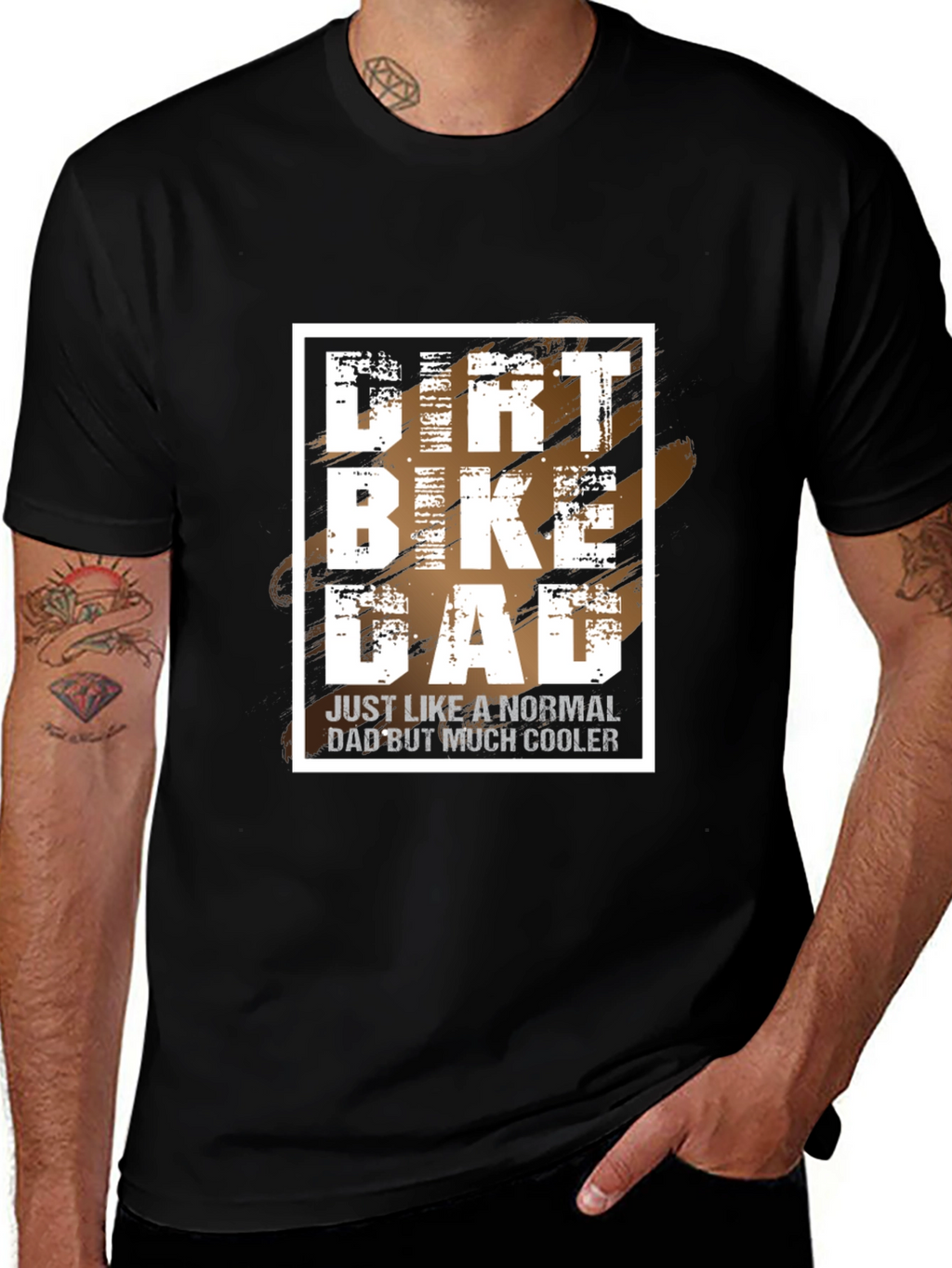 Dirt Bike Dad Graphic T-Shirt