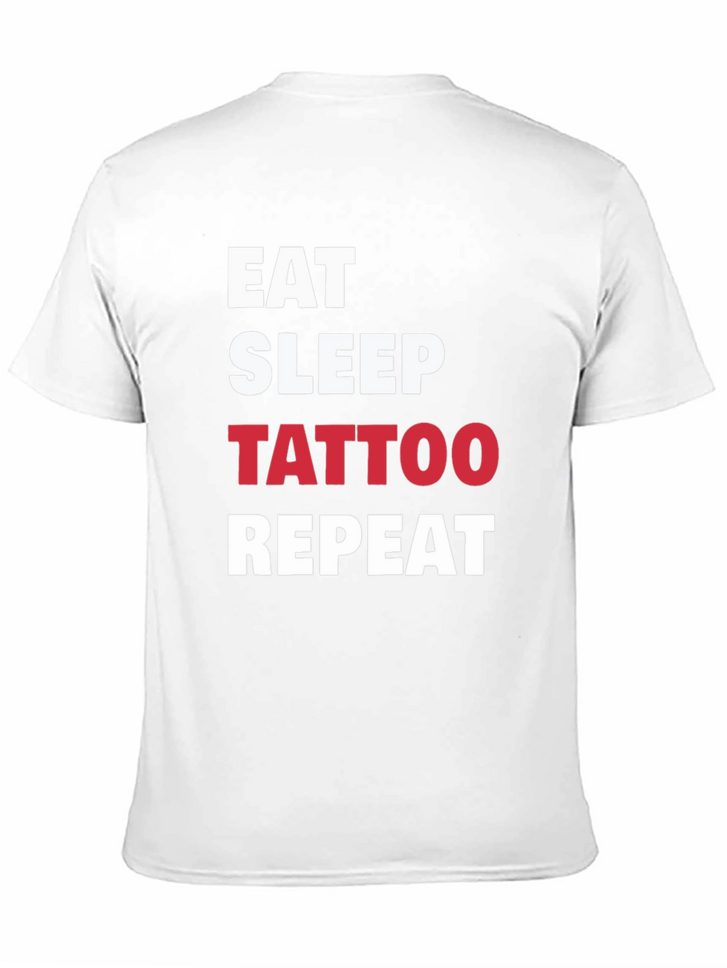 Eat Sleep Tattoo Repeat Black T-Shirt