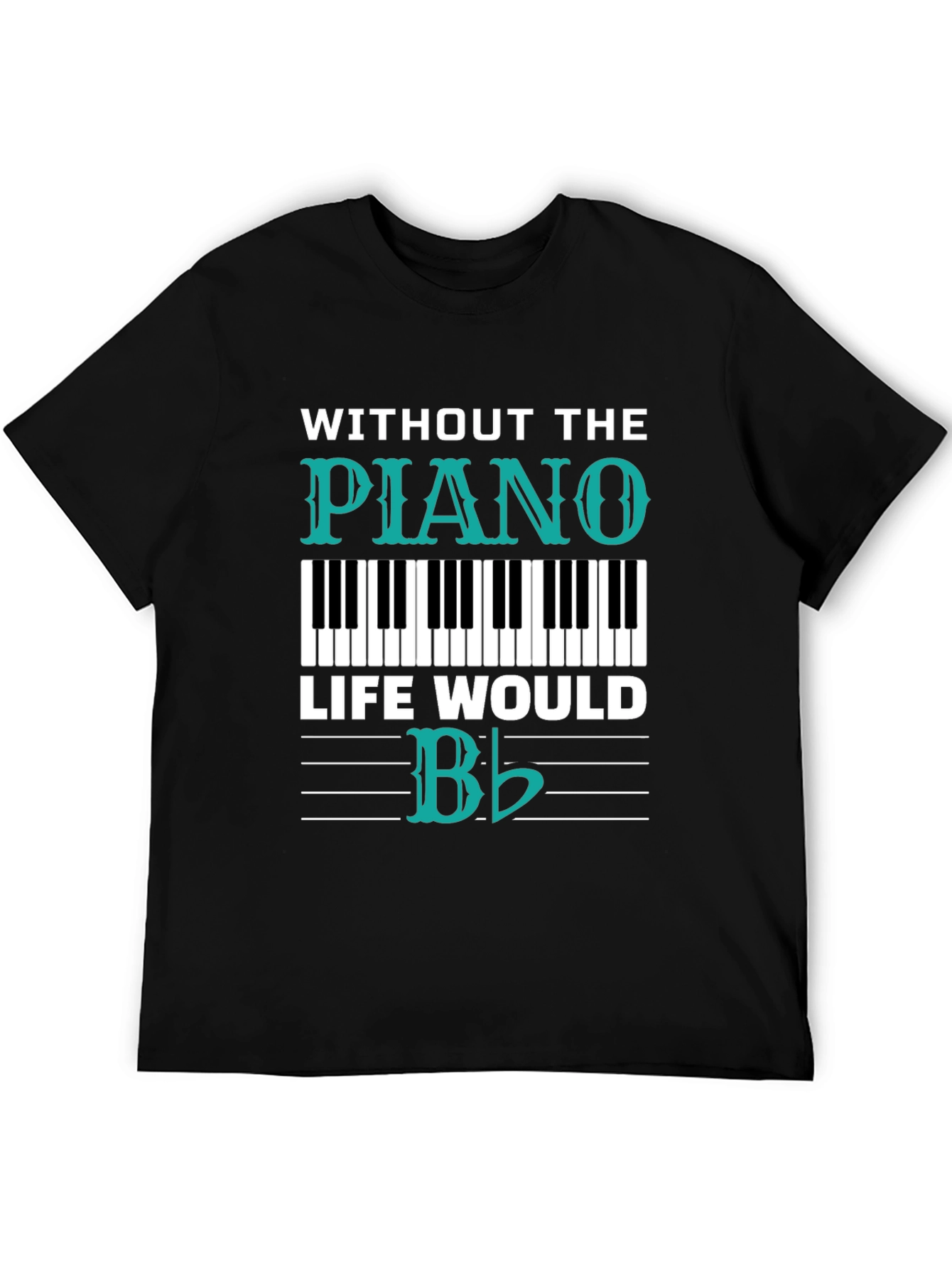 Piano Life T-Shirt - Music Lover Tee