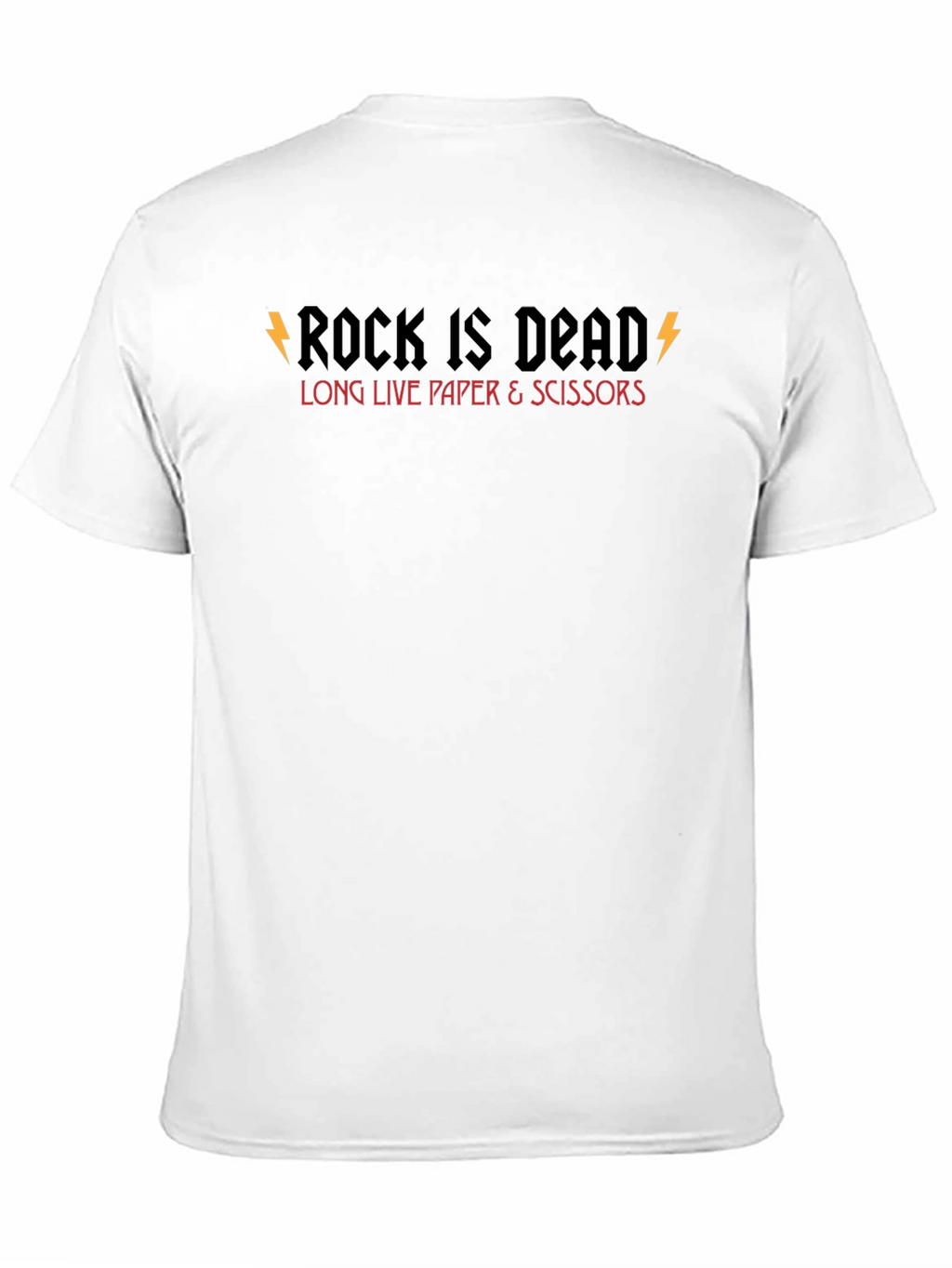 Rock Is Dead Graphic Tee - Mens Black T-Shirt