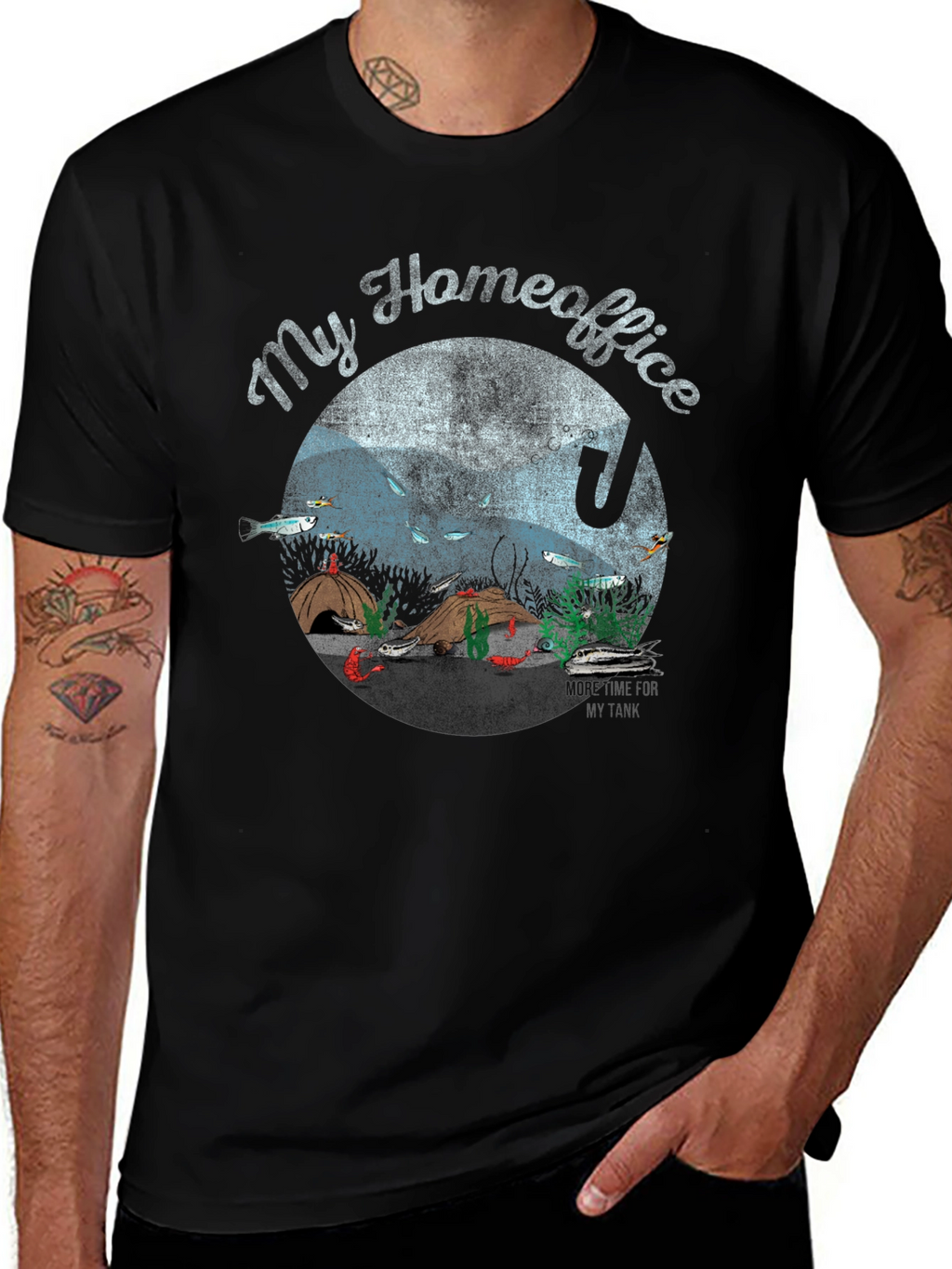My Homeoffice Aquarium Graphic Tee
