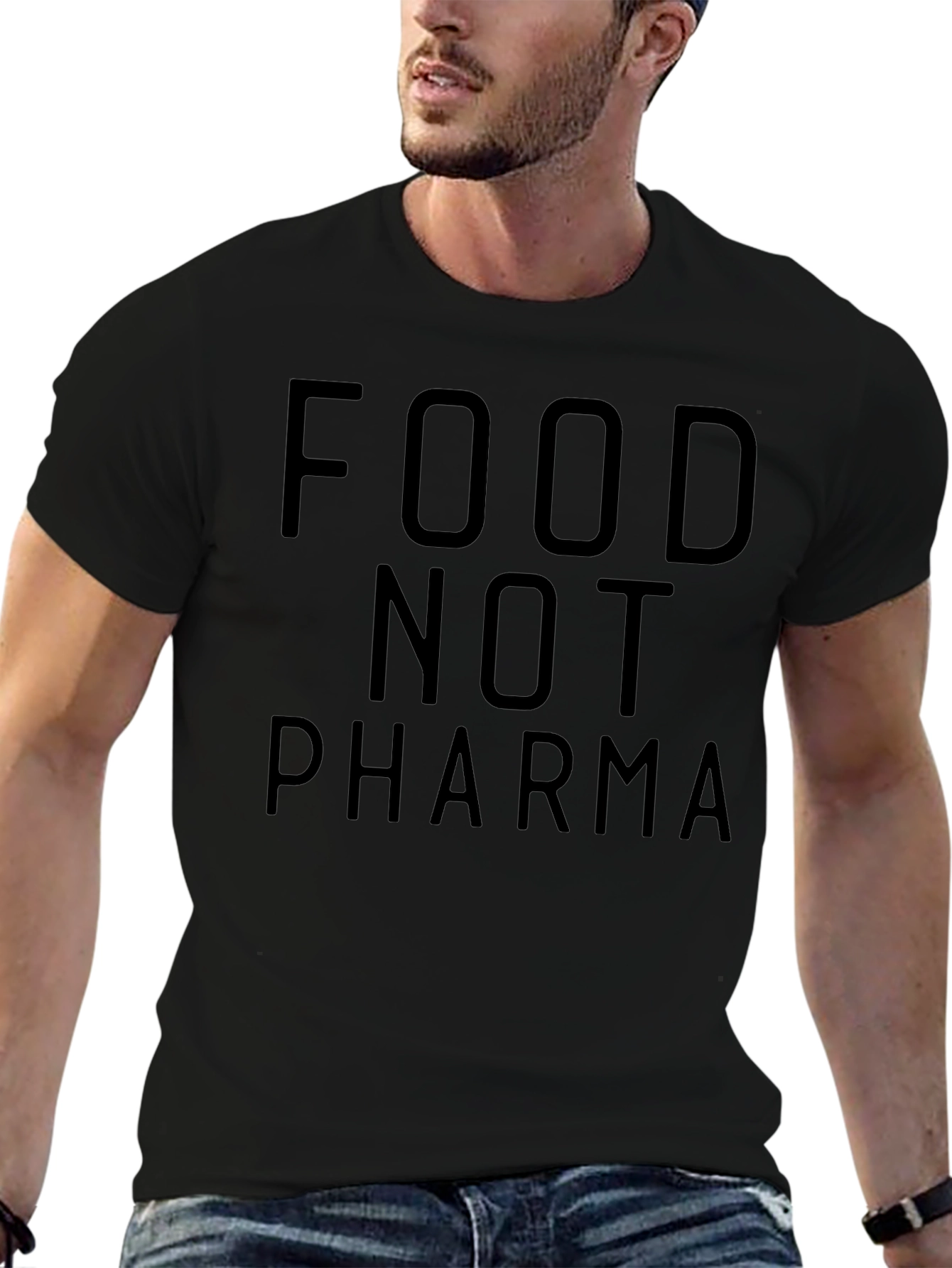 Food Not Pharma Graphic Tee