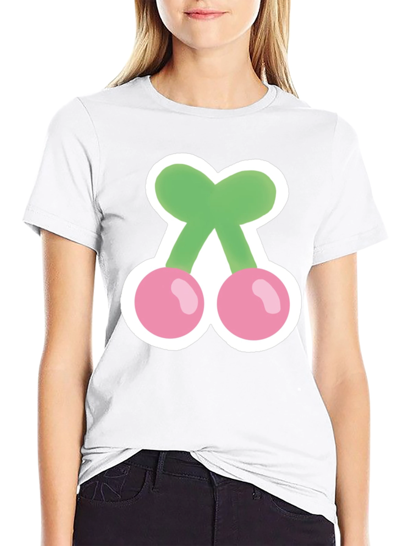 Cherry Graphic T-Shirt - Soft Cotton Blend