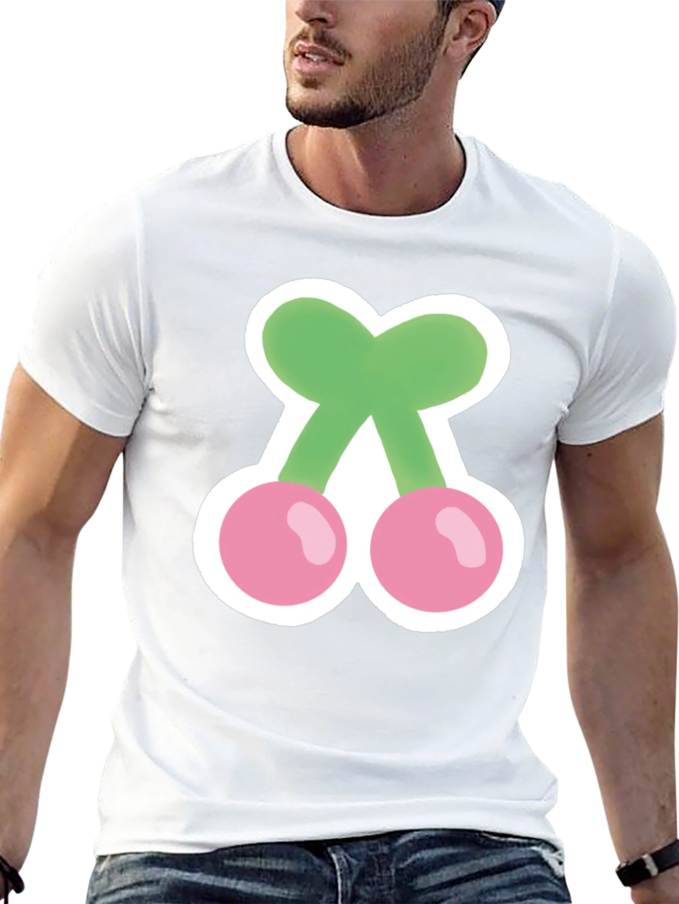 Cherry Graphic T-Shirt - Soft Cotton Blend
